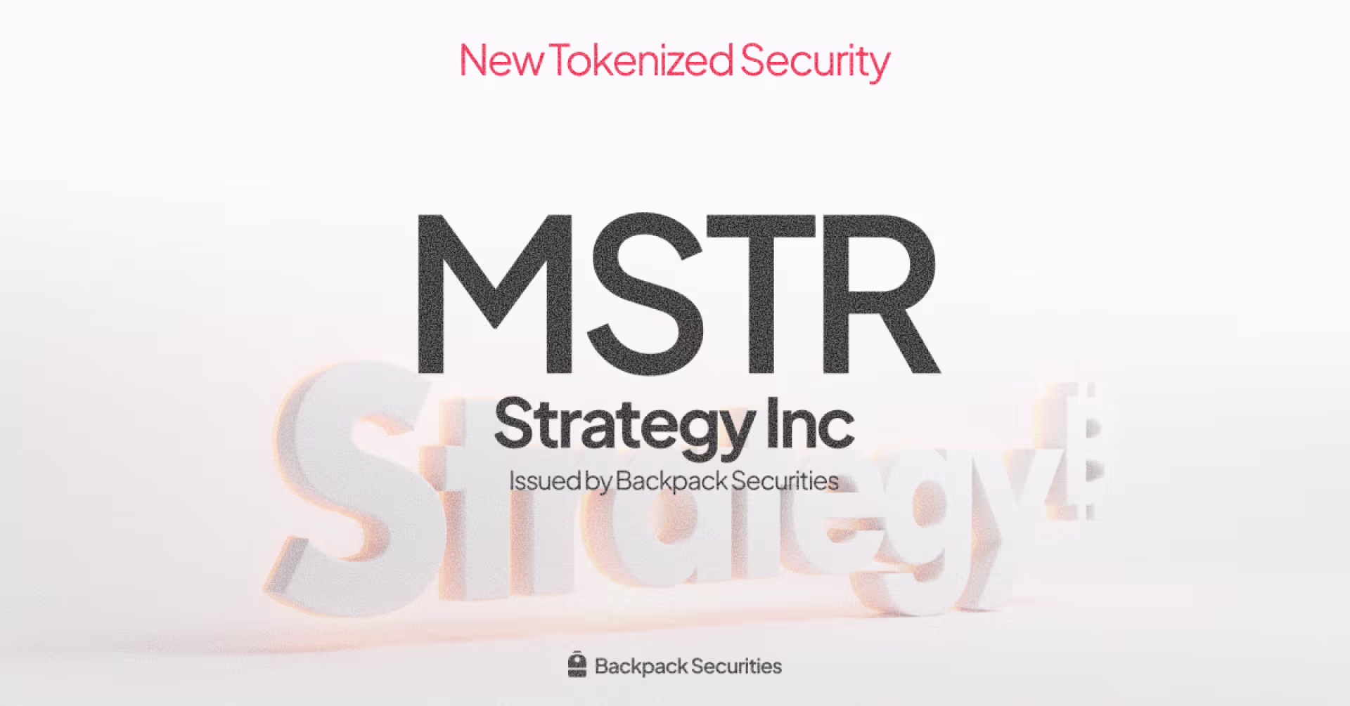 Introducing Tokenized Strategy Inc. ($MSTR)