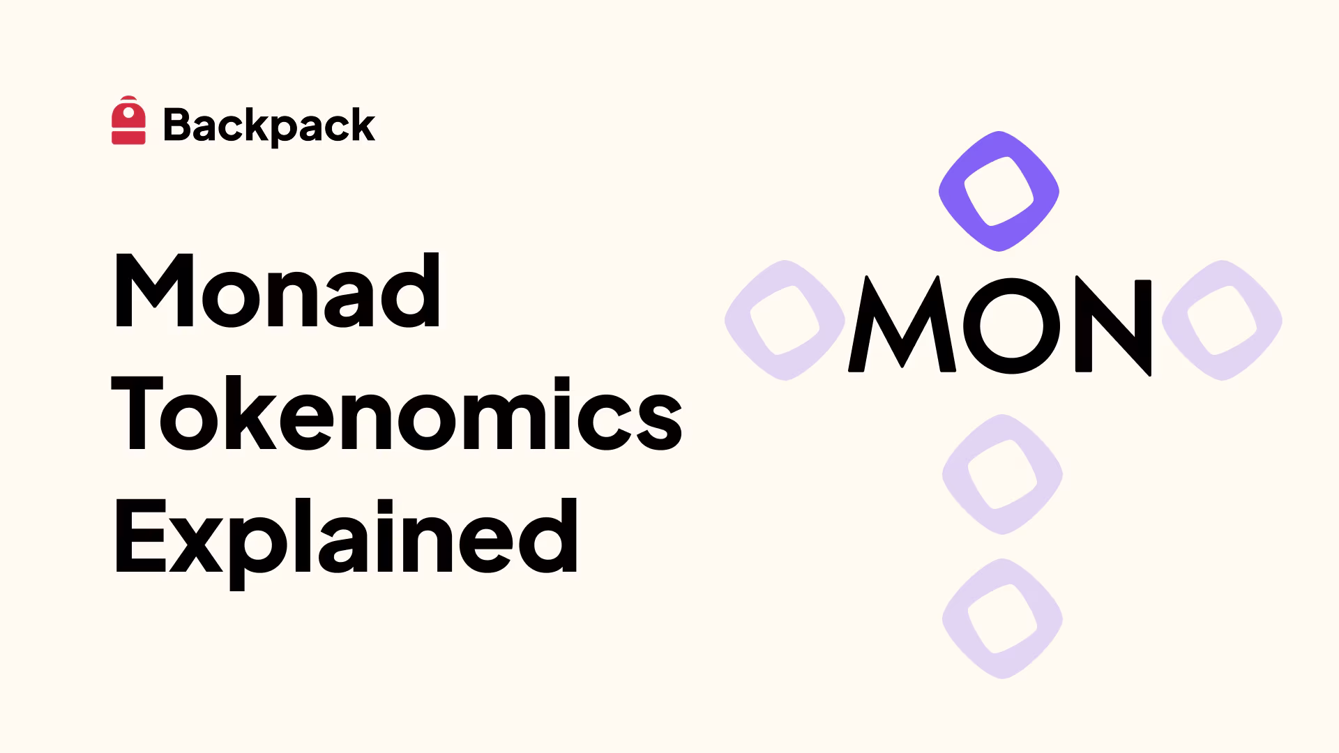 Monad 代币经济学详解：MON 的供应、分配与解锁