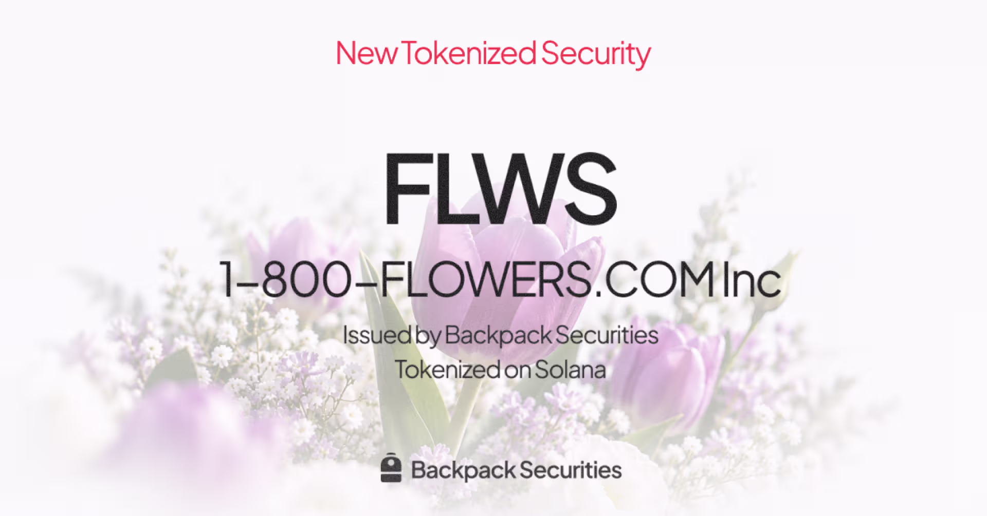 Tokenized 1-800-Flowers ($FLWS) Now Available on Solana 