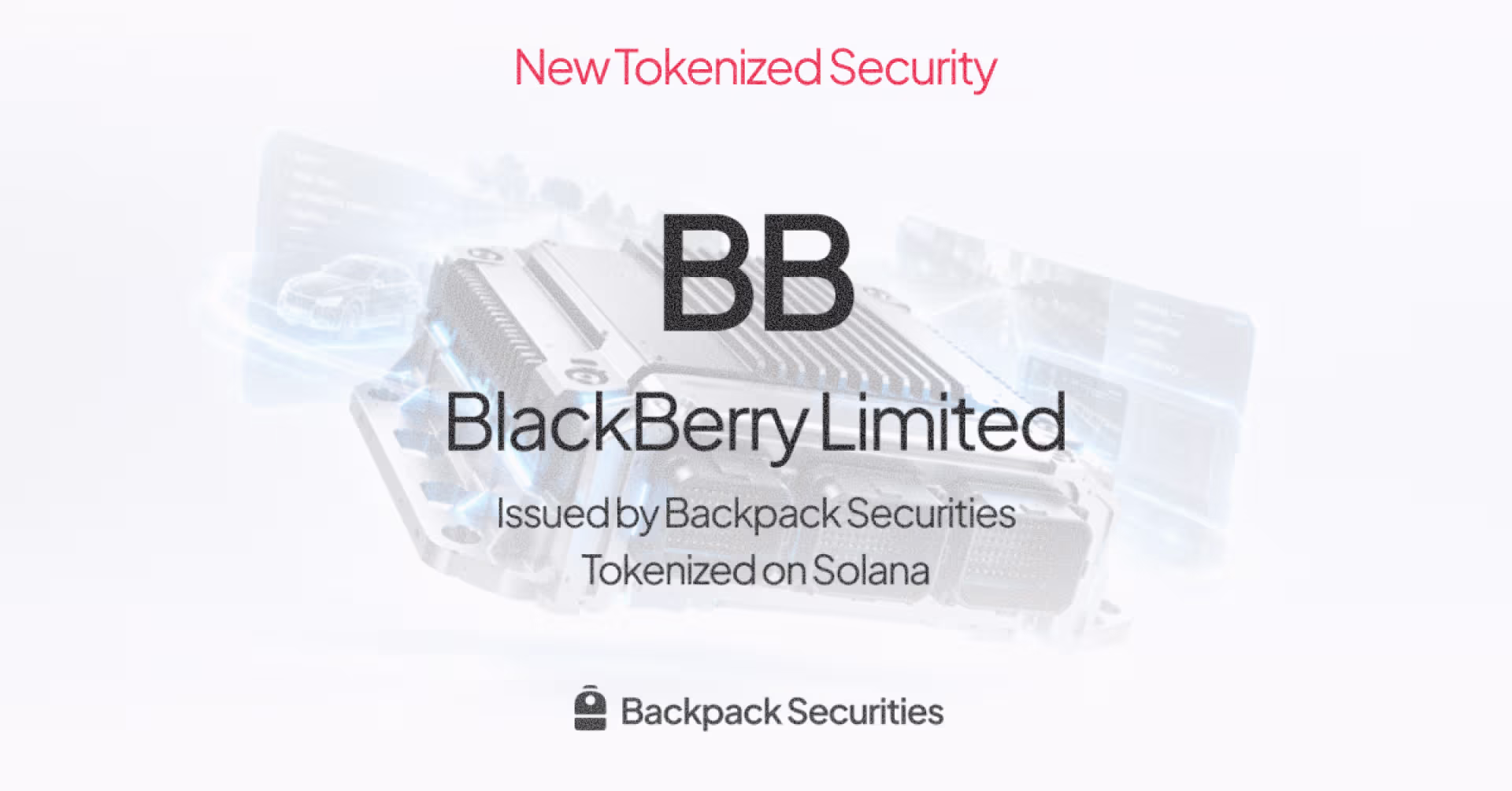 Tokenized BlackBerry ($BB) Now Available on Solana