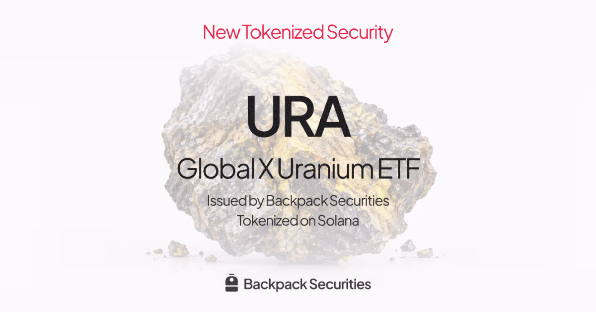 Tokenized Global X Uranium ETF ($URA) Now Available on Solana