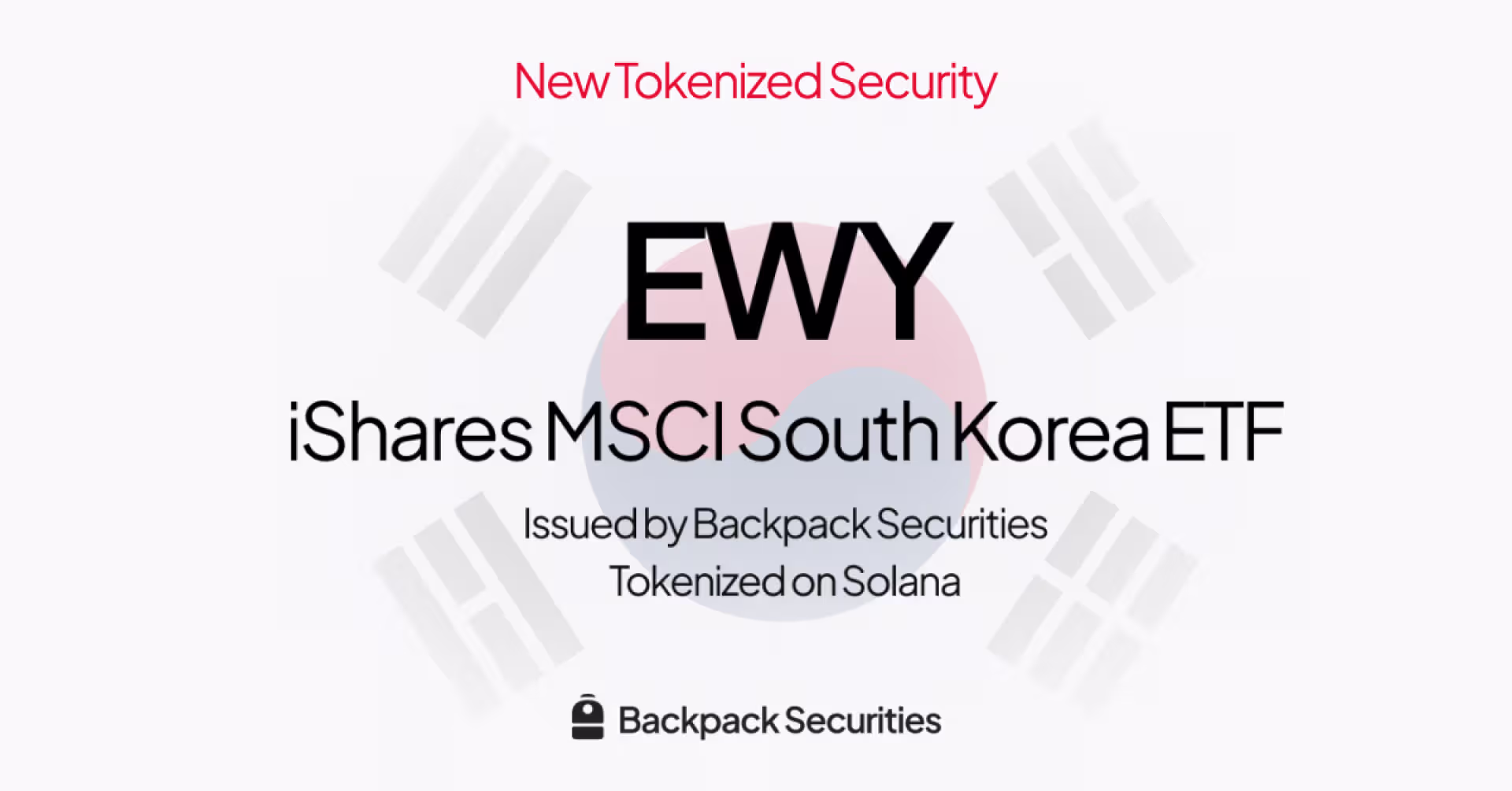 Tokenized iShares MSCI South Korea ETF ($EWY) Now Available on Solana