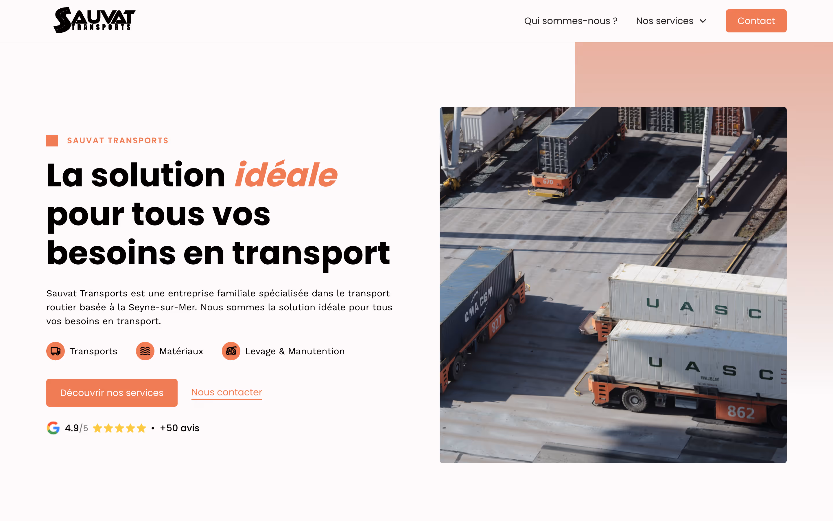 Accueil Sauvat Transports