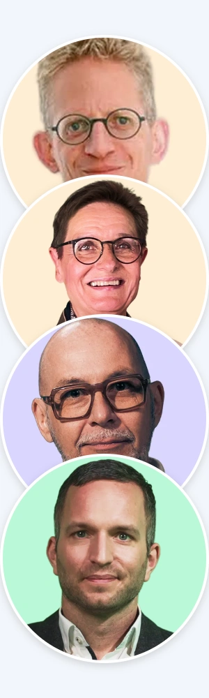 Glänzendes, transparentes, blau-türkis-farbenes 3D-Symbol mit zwei horizontalen Streifen, die von zwei abgerundeten Haken oben und unten eingerahmt sind.