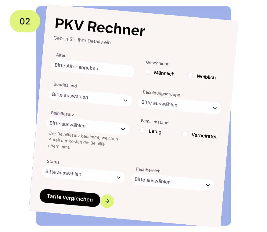 Image of a PVK calculator interface,