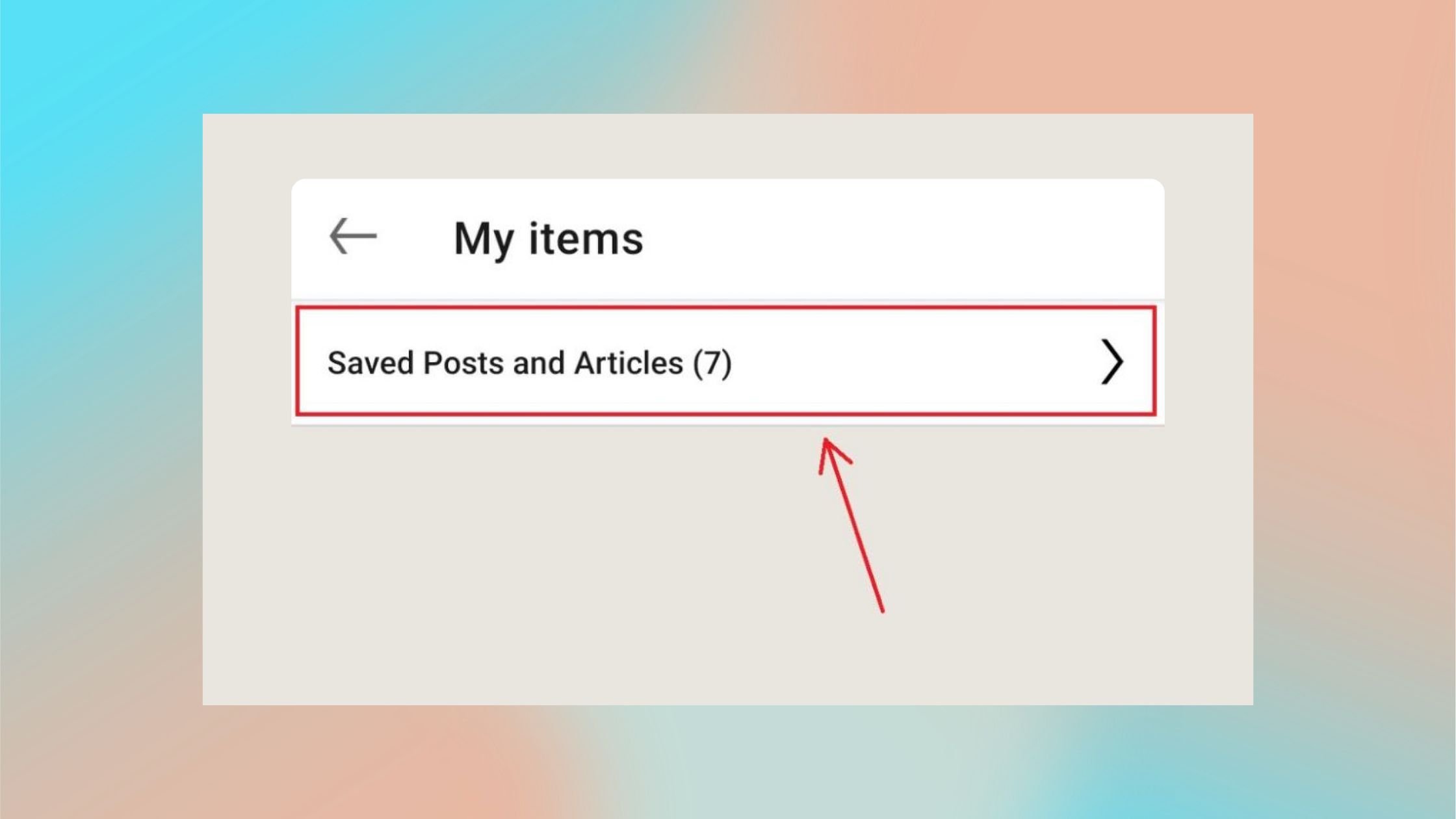Saved Posts on Linkedin