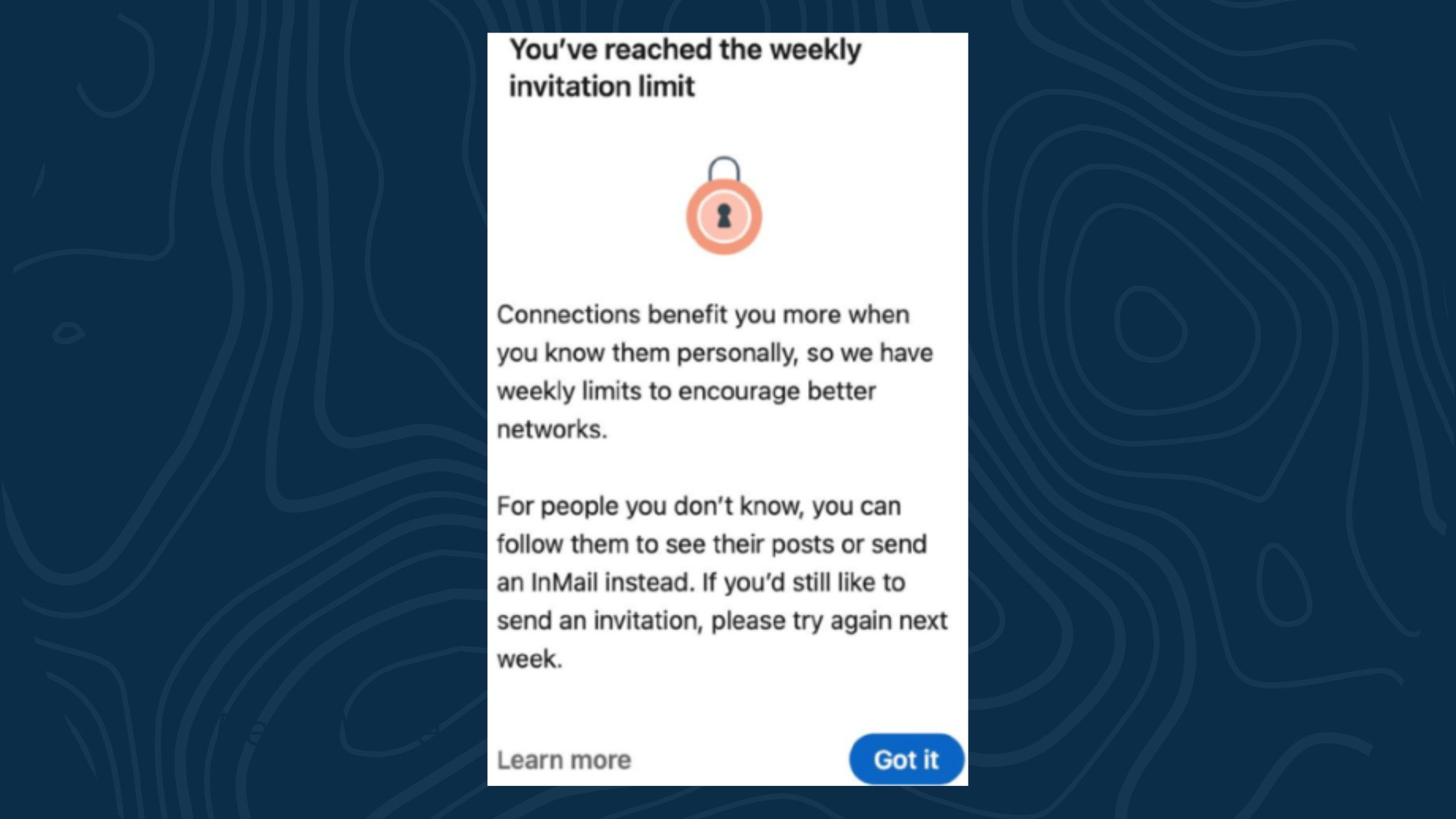 Linkedin Messeging Limit
