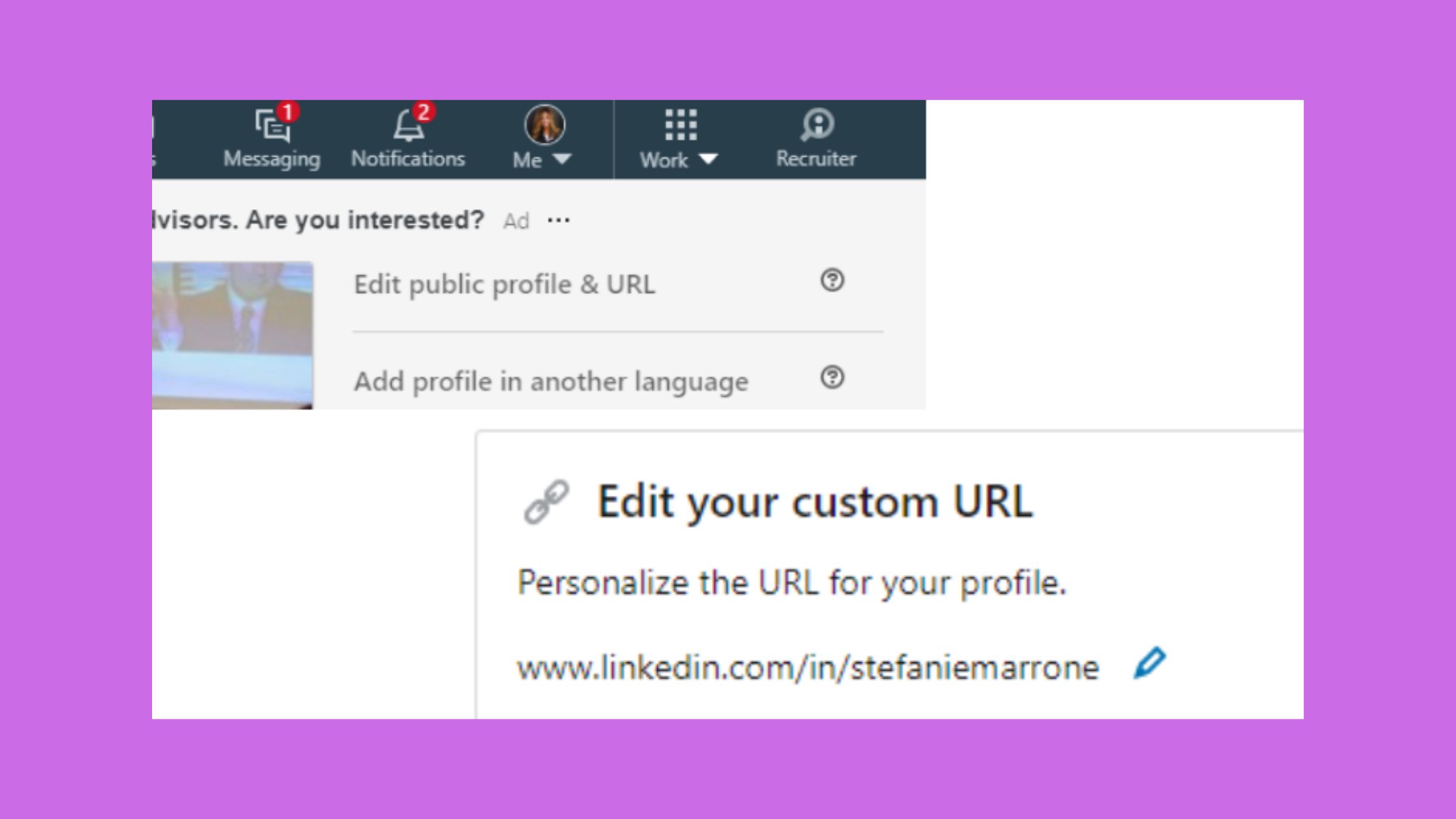 Linkedin URL