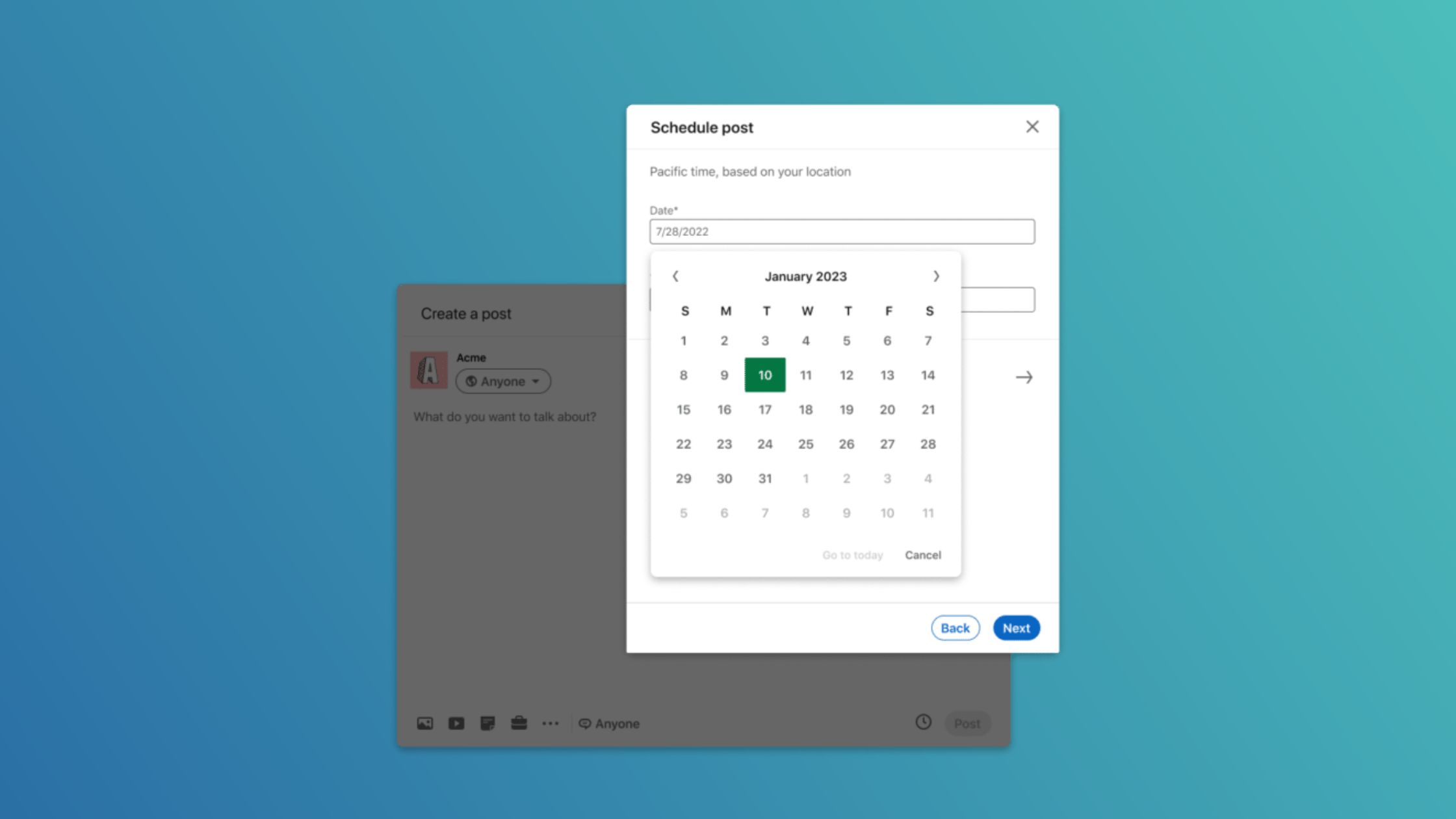 Scheduling and Automation on Linkedin