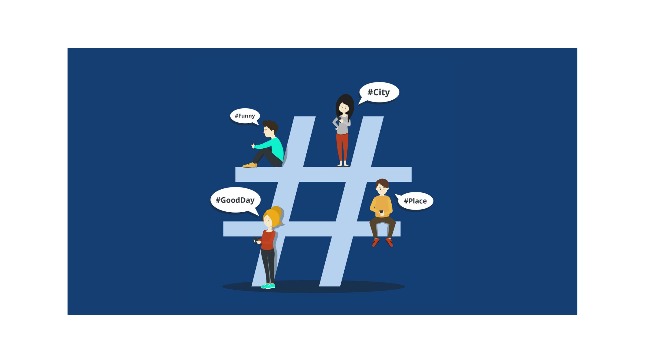 Strategic use of Hashtags