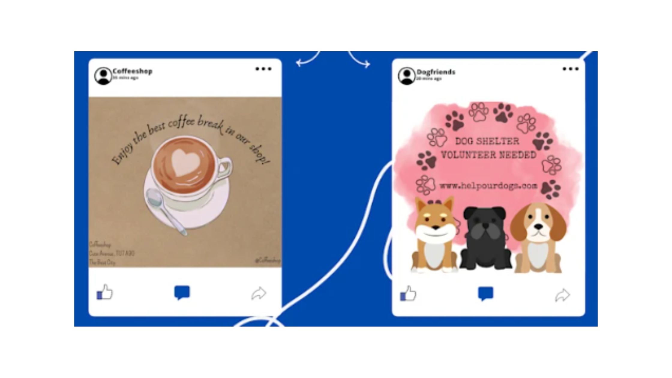 Unique visuals on Linkedin