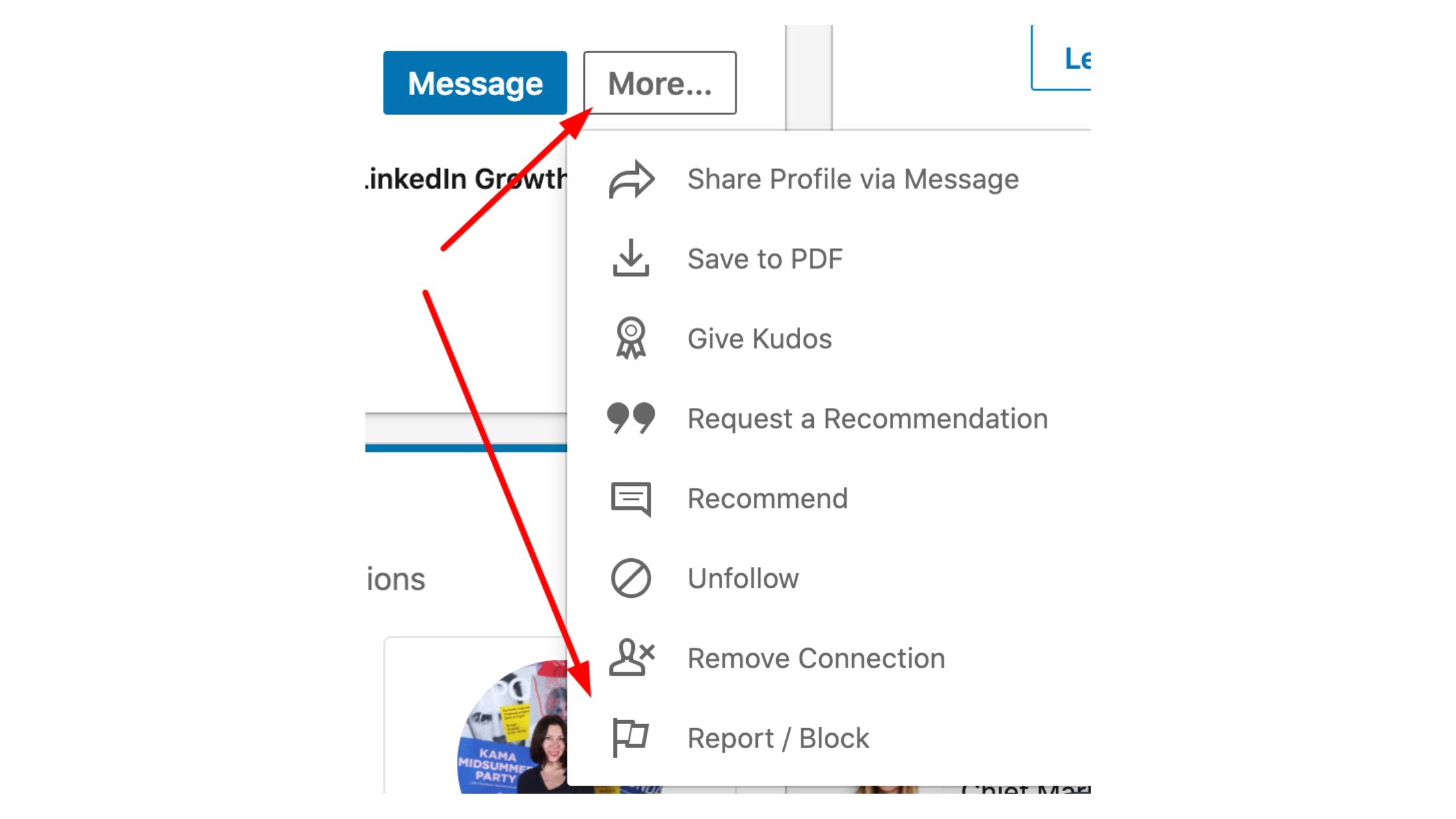 How to Delete and Block someone on Linkedin