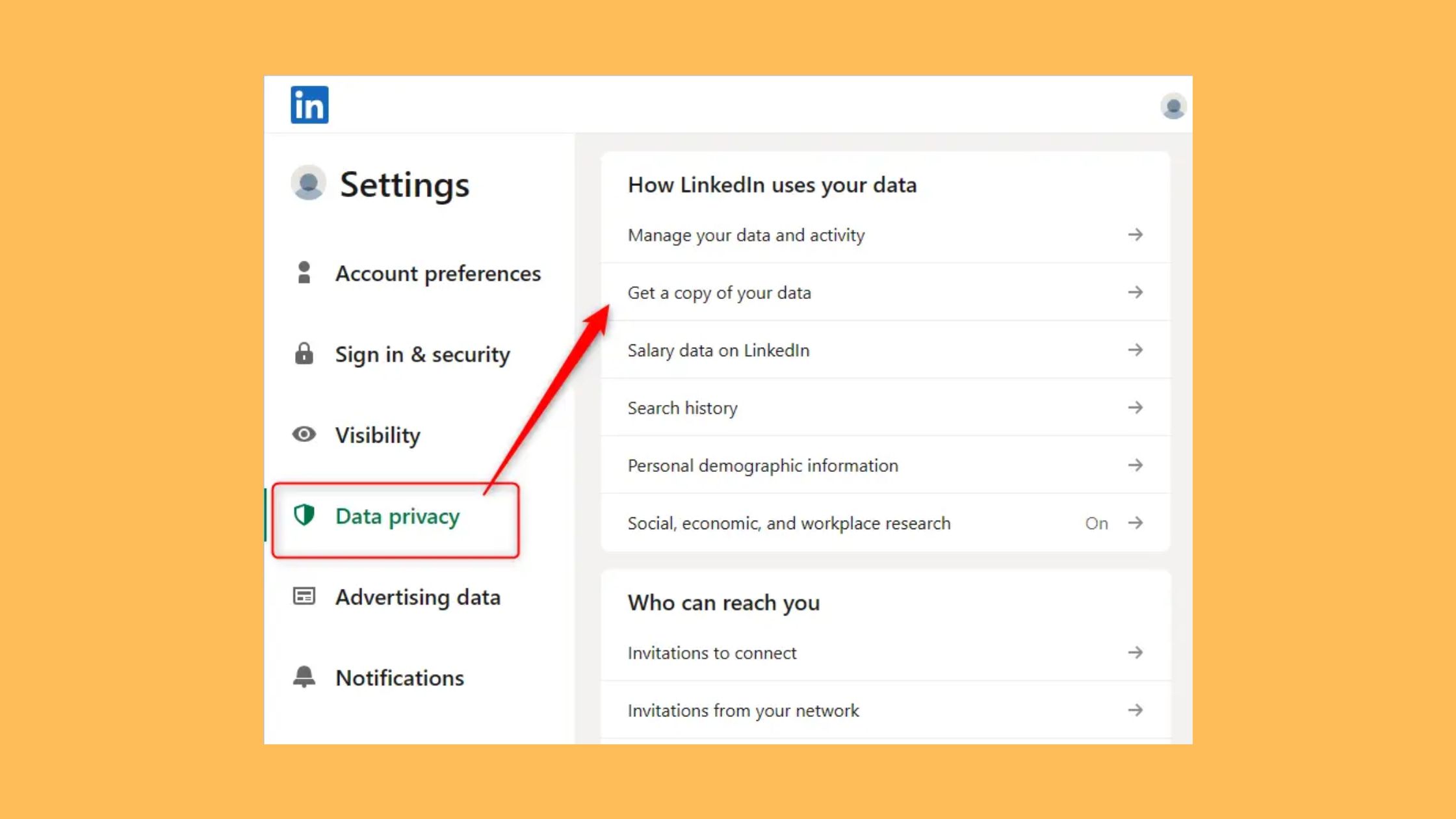 Hibernate your Linkedin Account