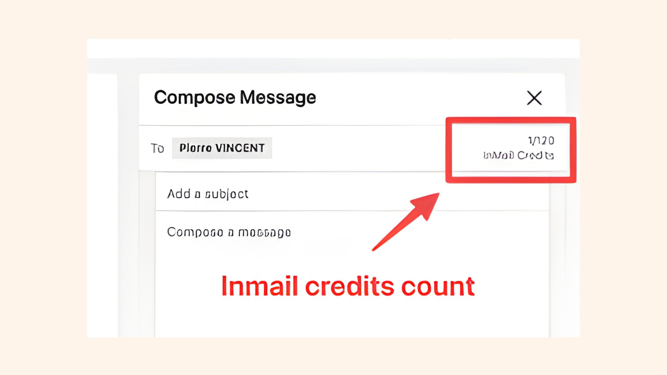 Linkedin InMail Credits