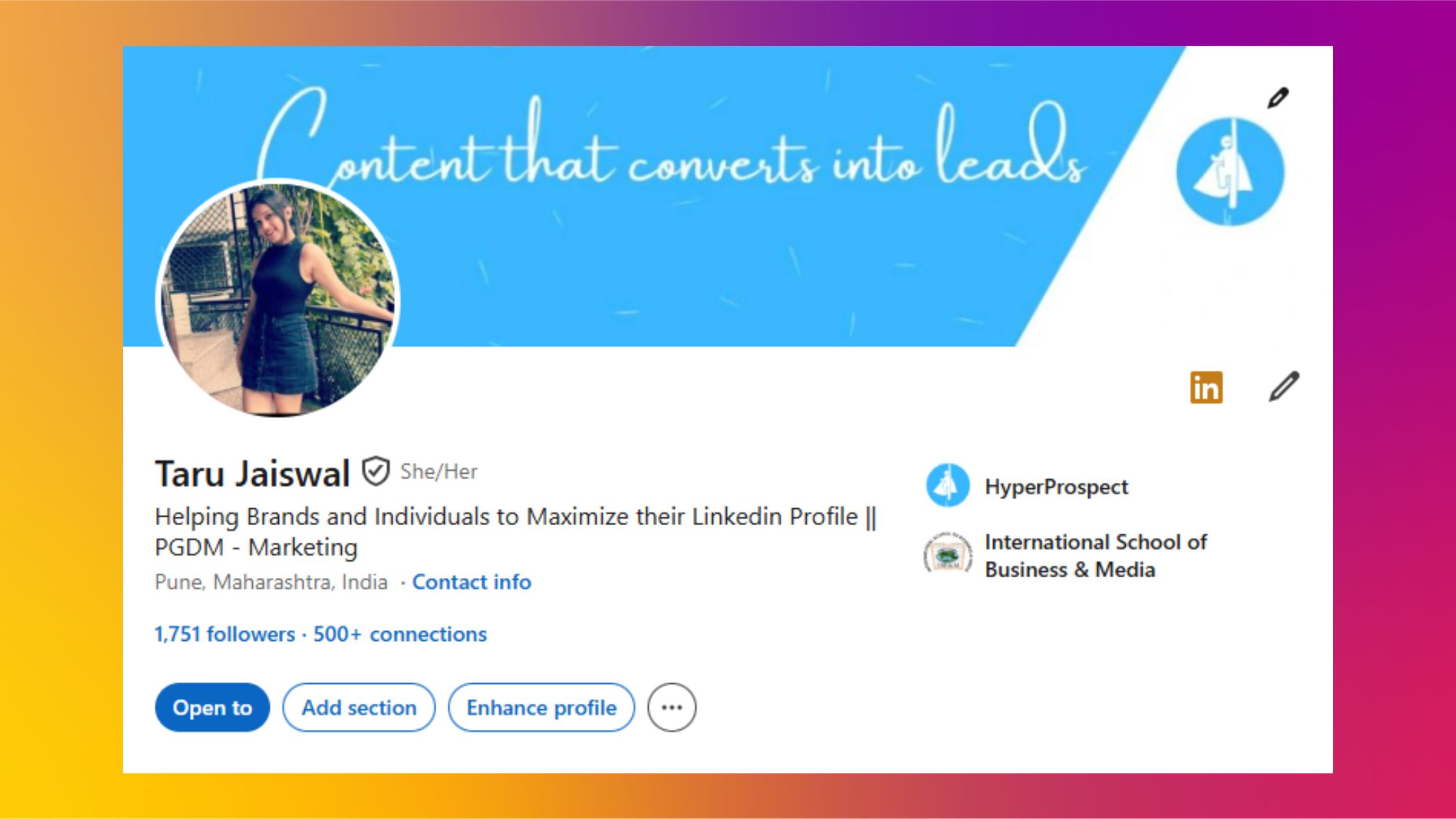 Linkedin Premium Exclusive Badge