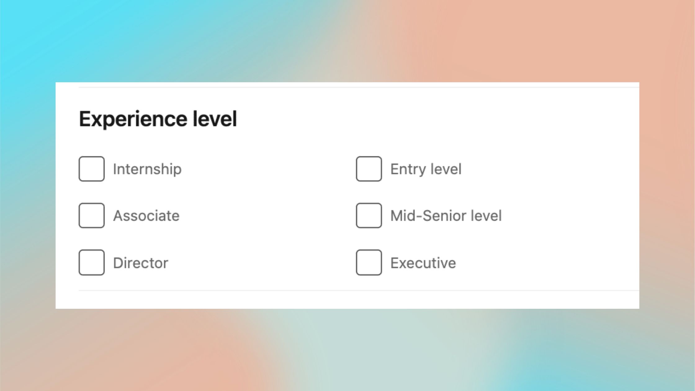 Linkedin Advance Search