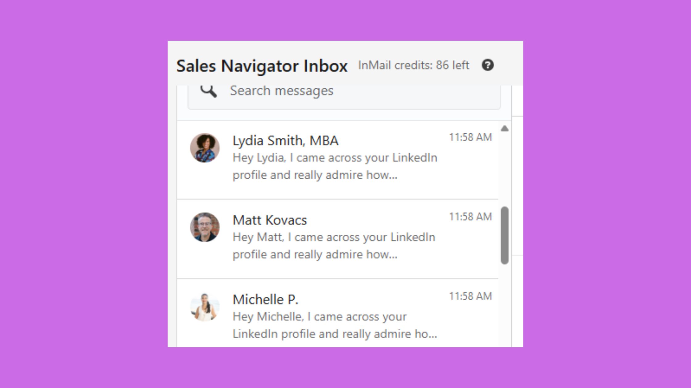 Linkedin InMail Credits