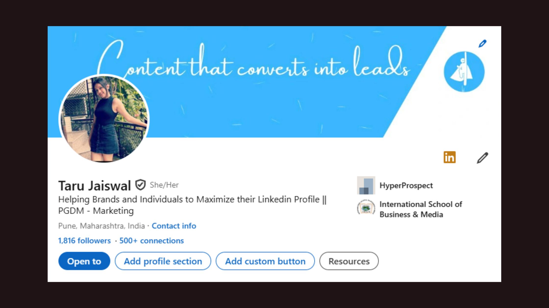 Personal Brand on Linkedin