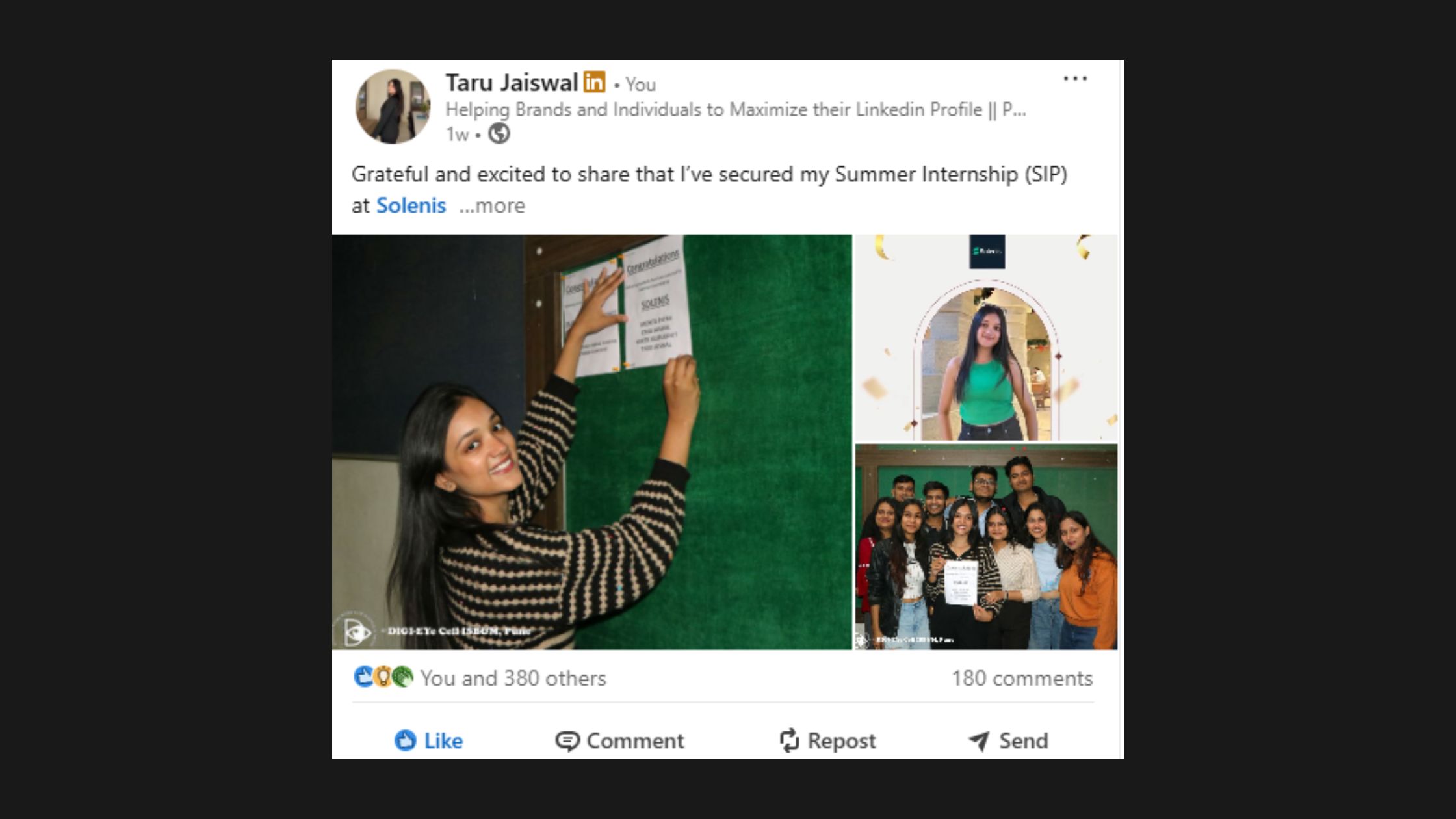 Linkedin Job Announcement