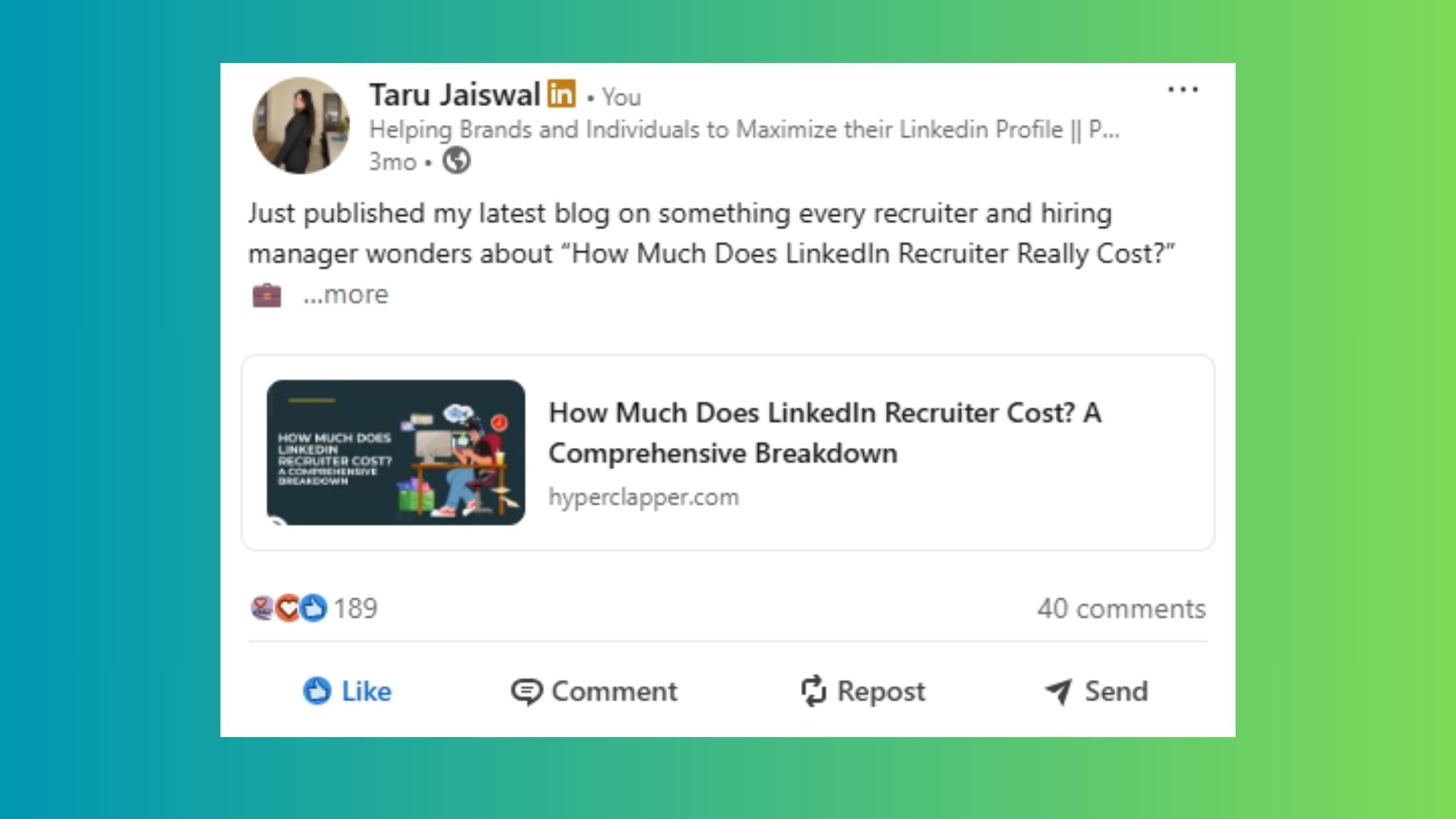 Linkedin Content Strategy