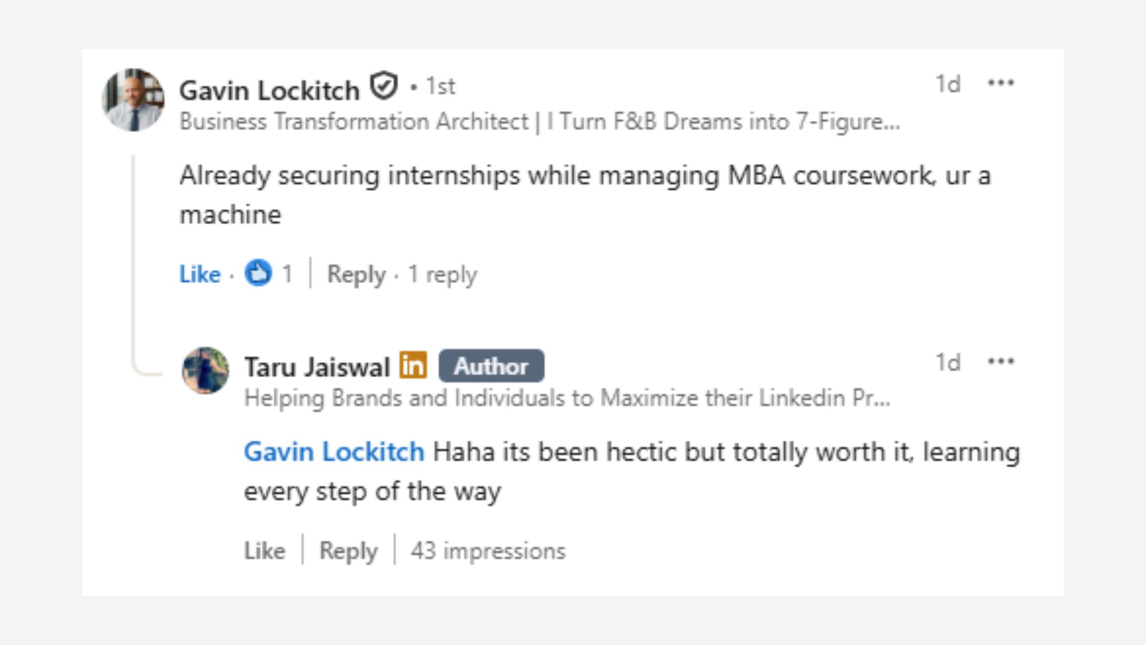 Linkedin Comments