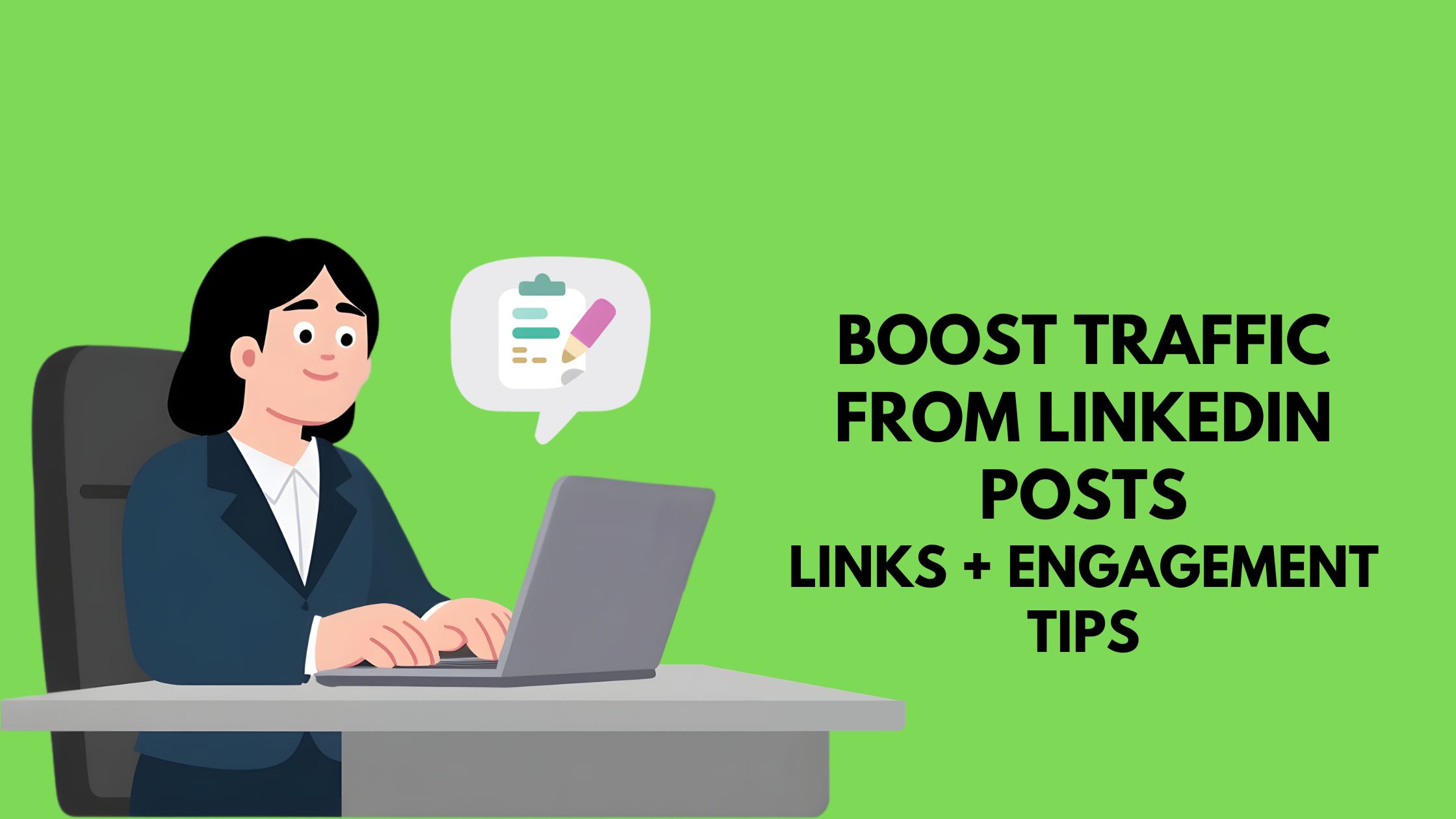Boost Traffic From Linkedin Posts Links + Engagement Tips