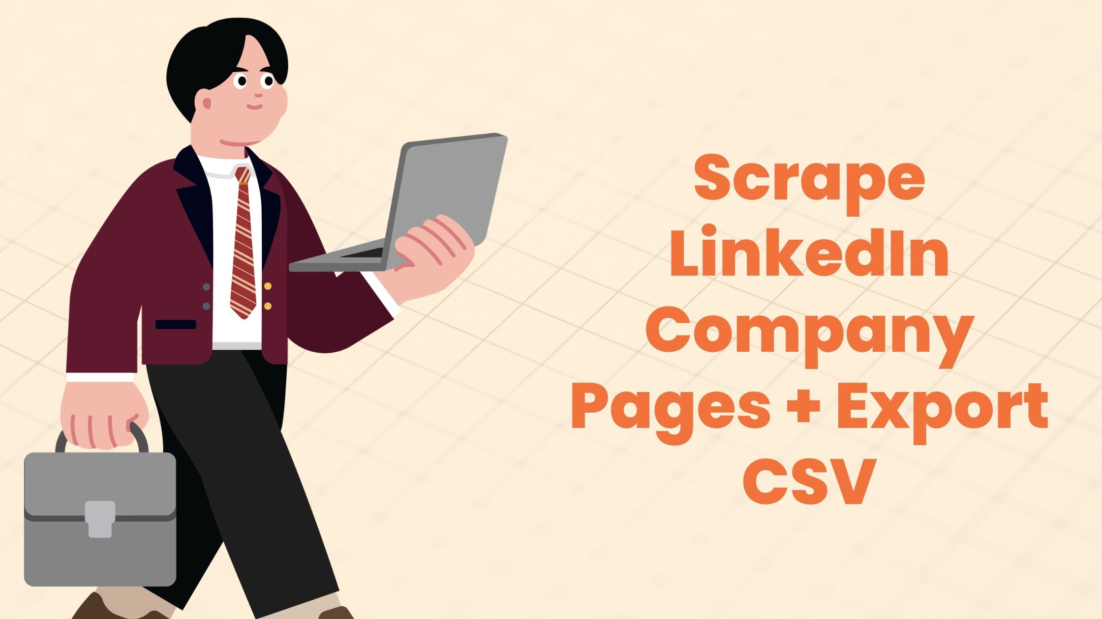 Scrap Linkedin Company Pages + CSV
