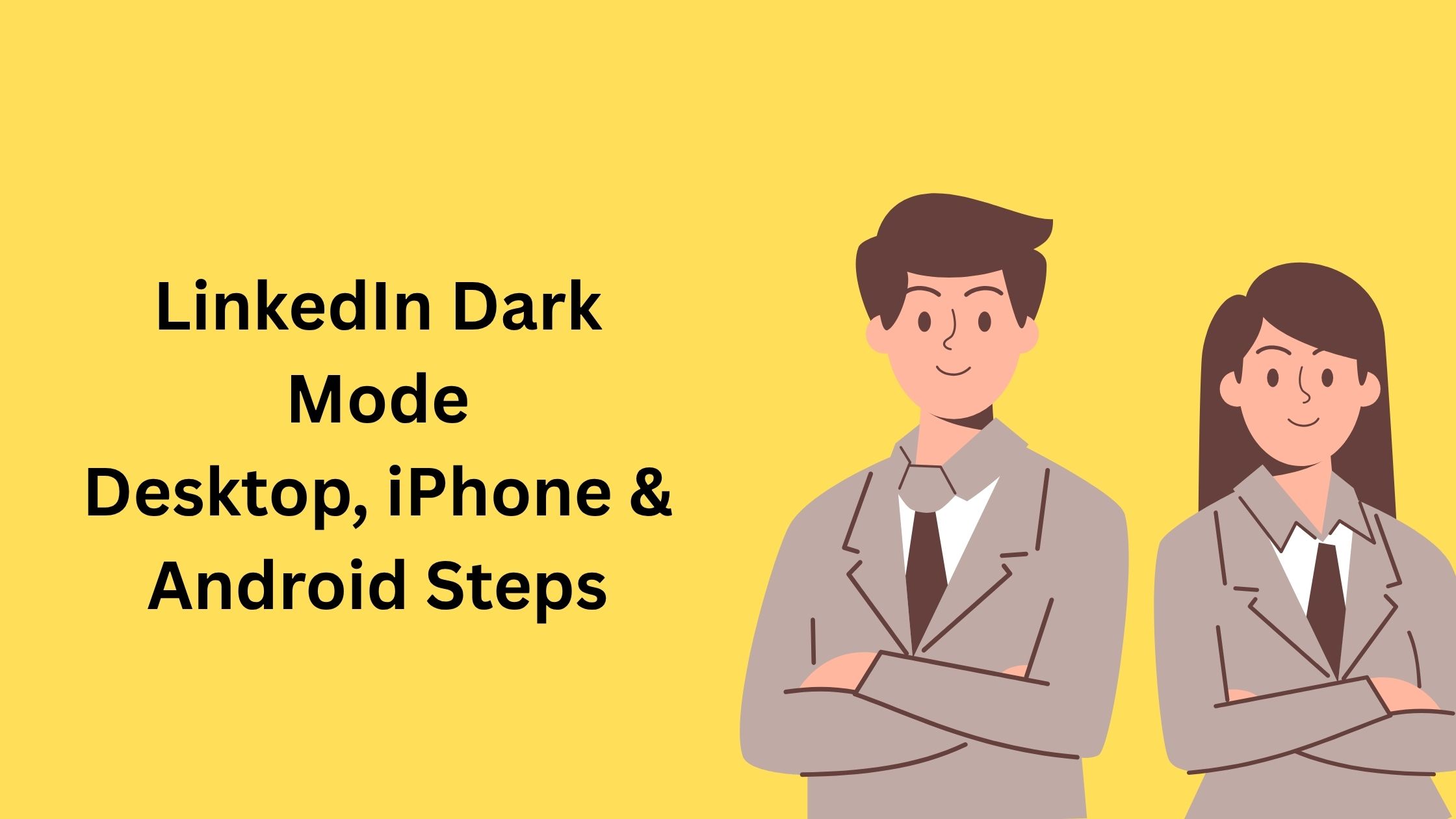Linkedin Dark Mode