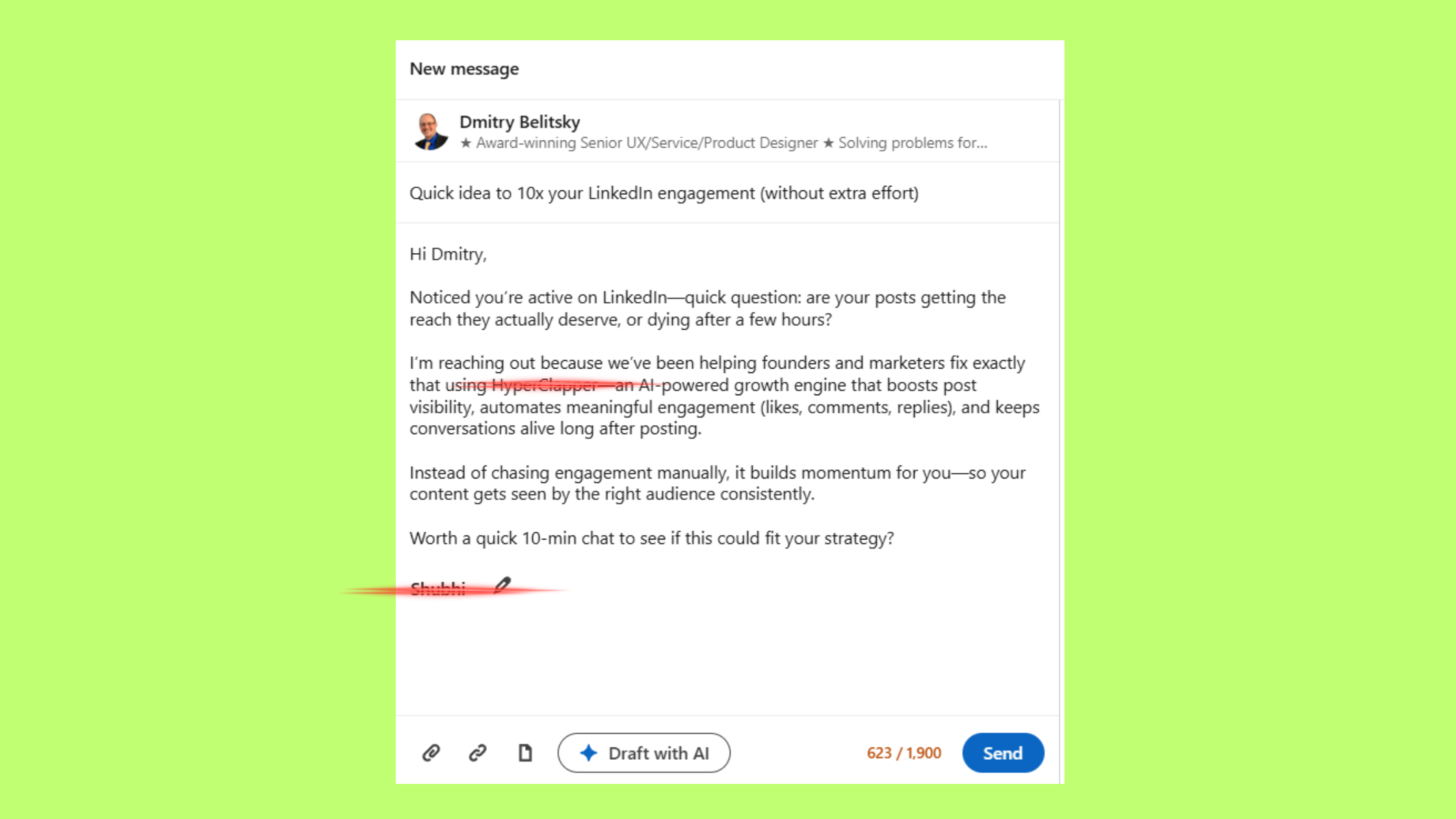 Personalised outreach for better engagement