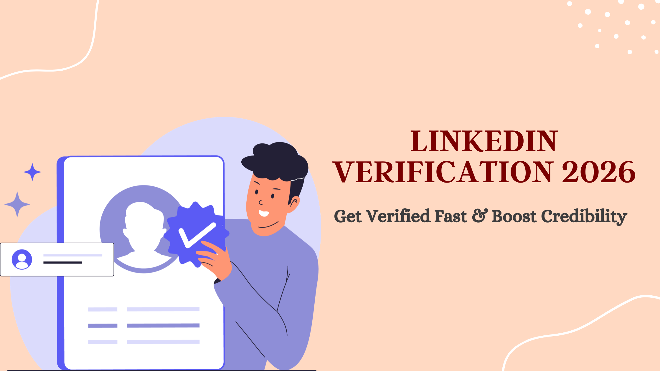How to get verified on Linkedin ?