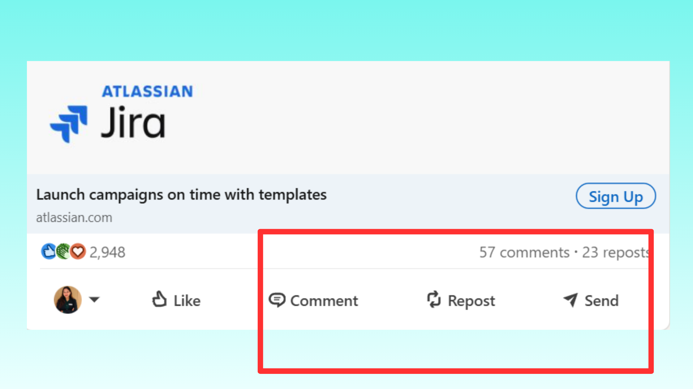 Early comments and shares encourages engagements 