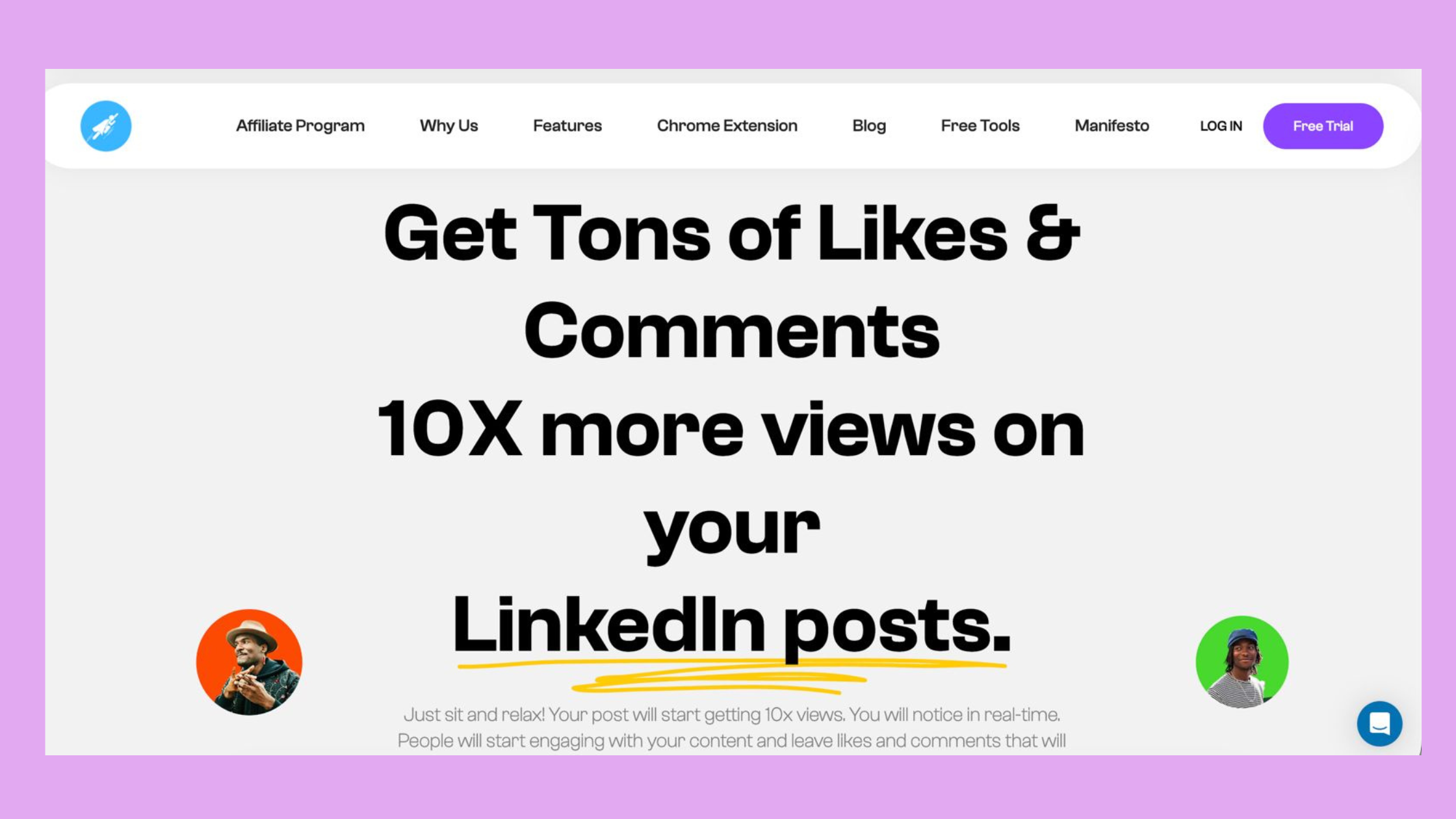 Linkedin growth with hyperclapper