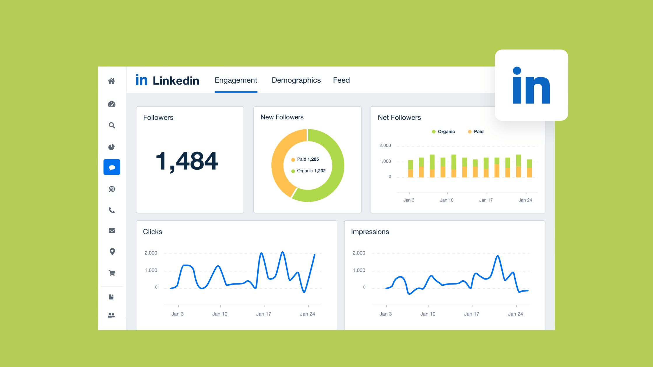 LinkedIn data analytics software