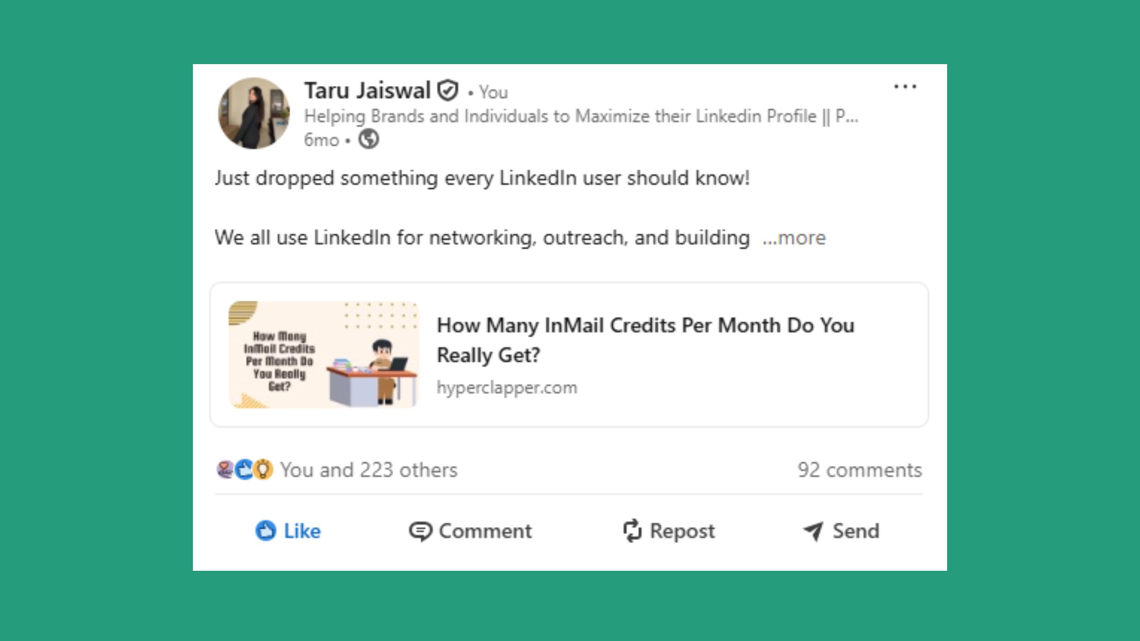 LinkedIn personal branding