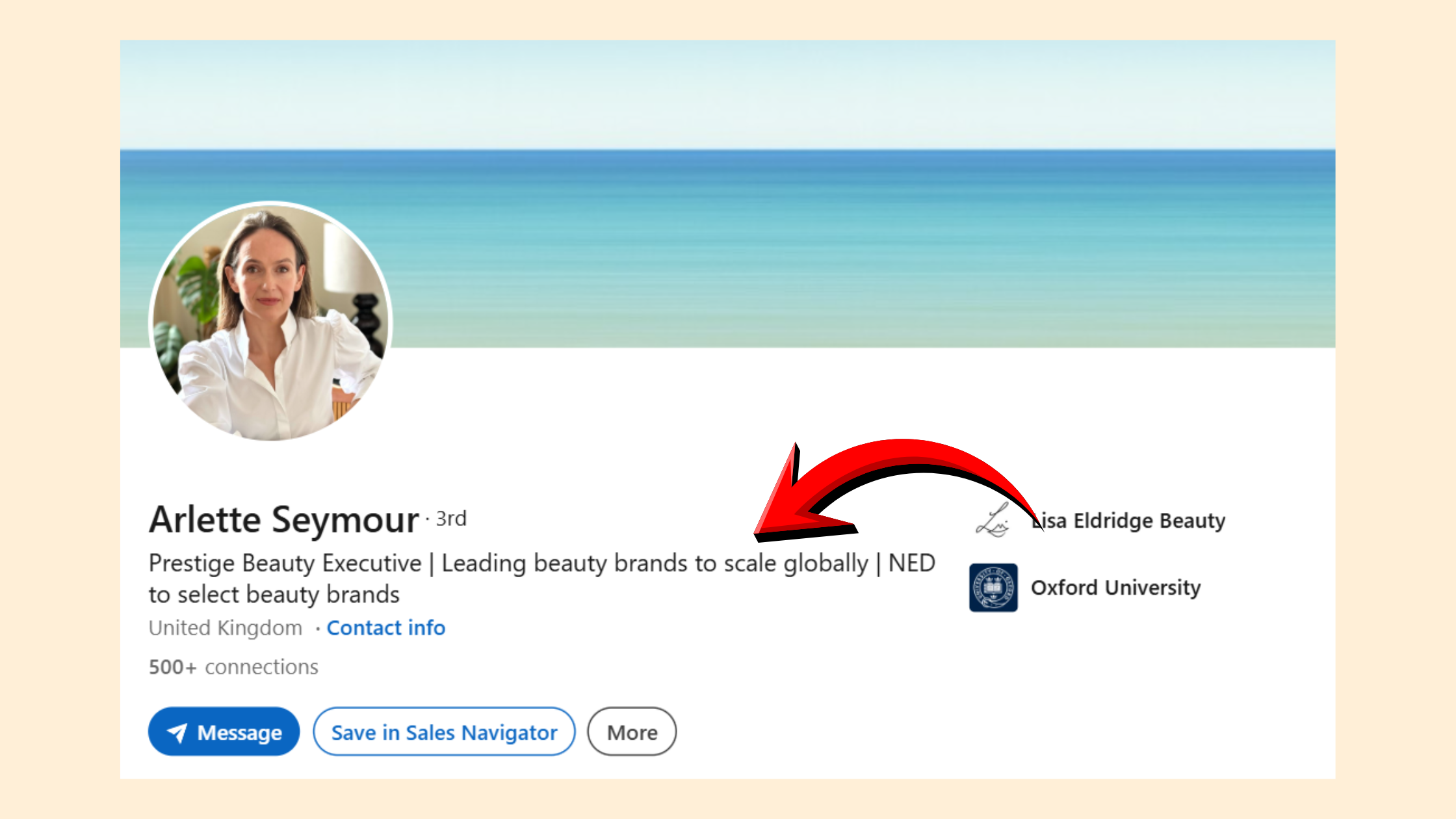 Linkedin profile Headline