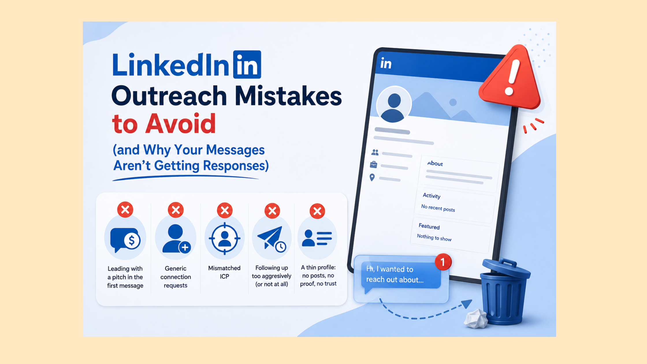 LinkedIn Outreach Mistakes to Avoid