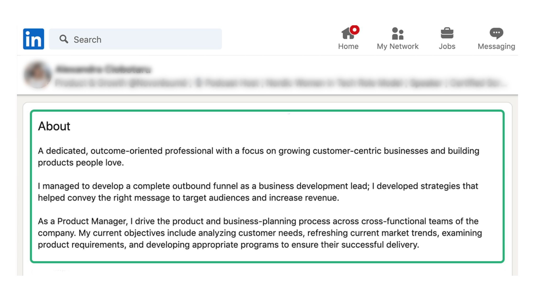 LinkedIn Summary
