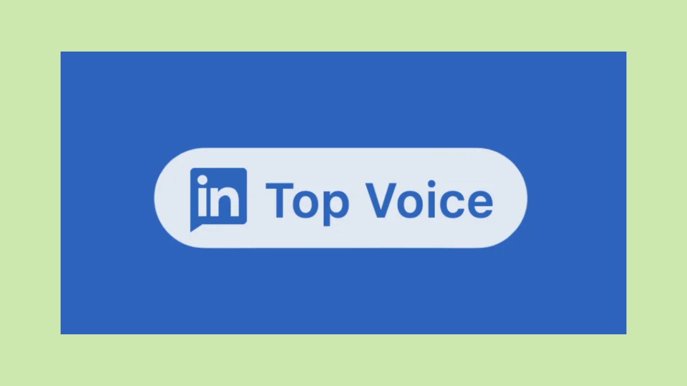 LinkedIn Top Voice