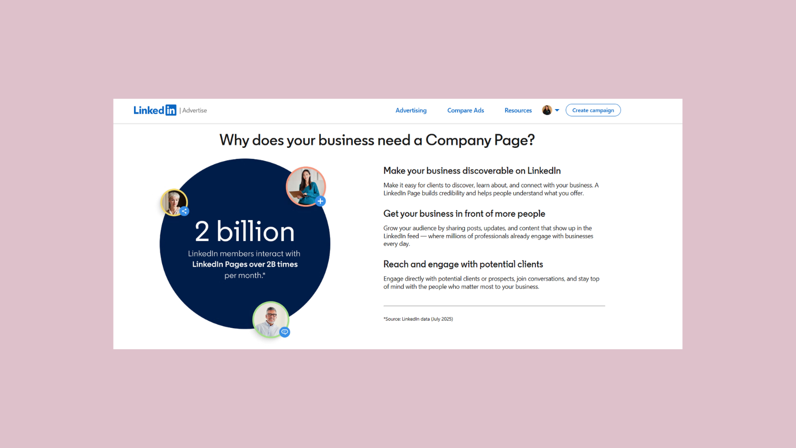 Manage a Linkedin Company Page