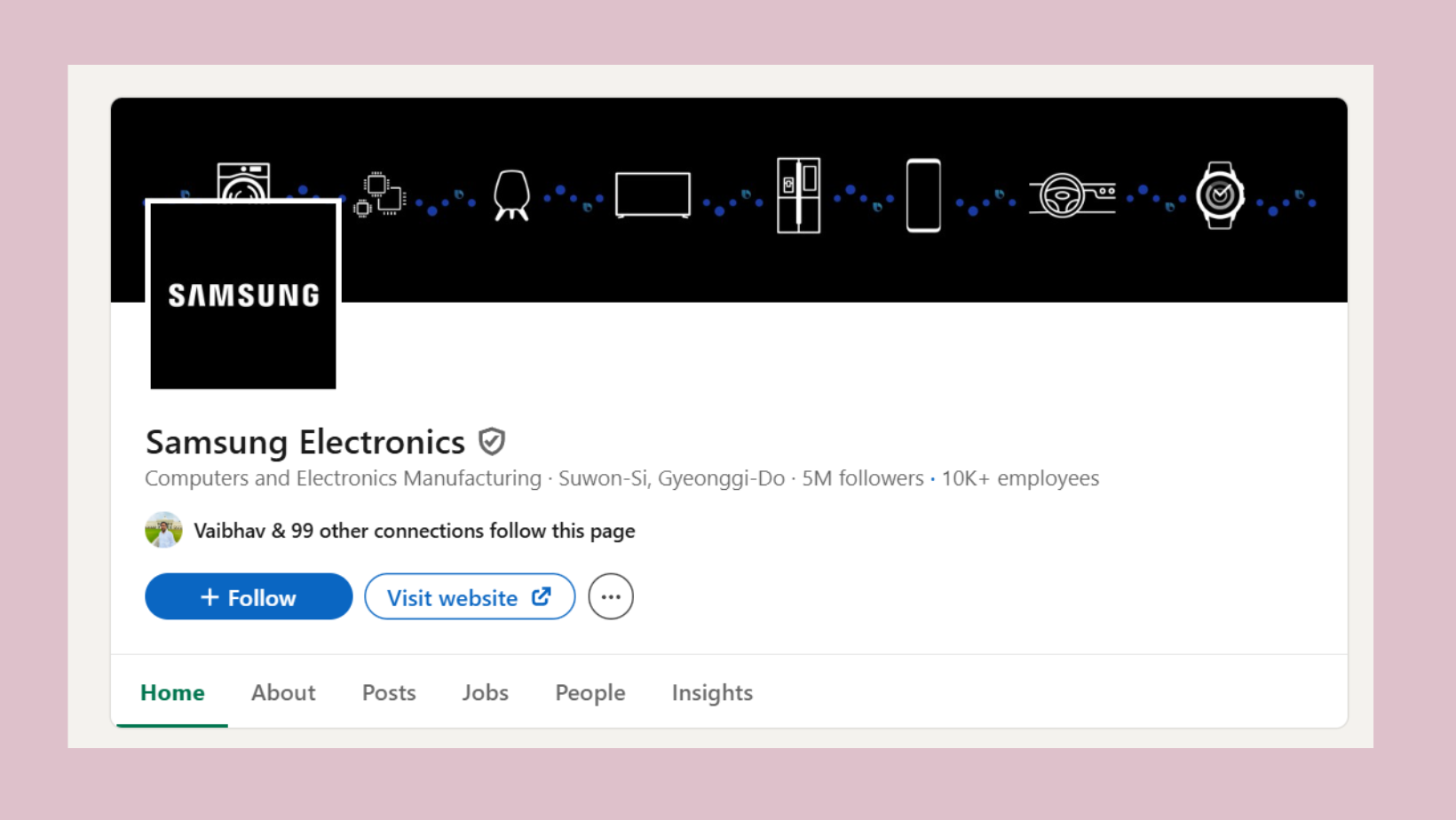 LinkedIn Company Page
