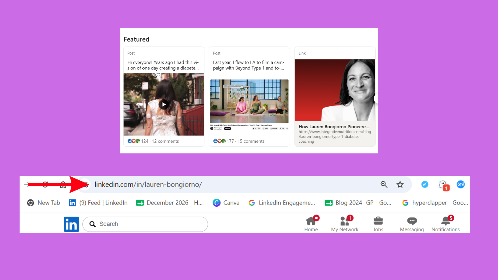 Featured Section and LinkedIn URL Customization