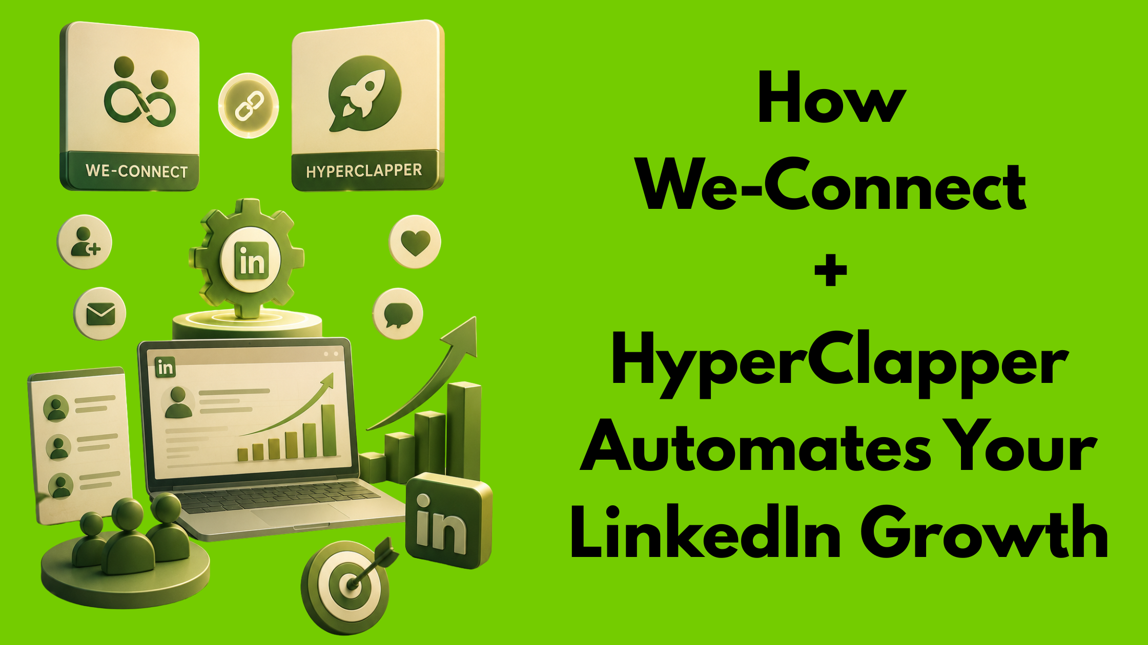 How We-Connect + HyperClapper Automates Your LinkedIn Growth