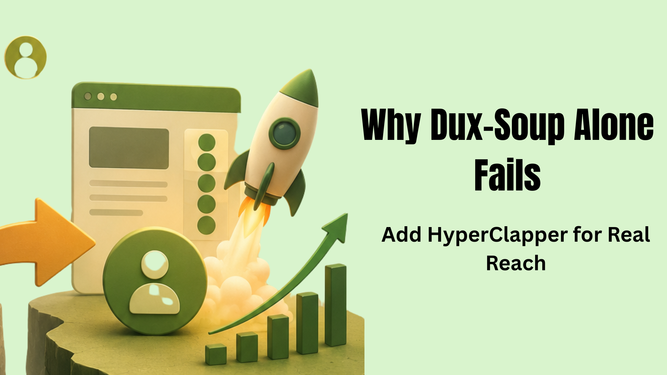 Why Dux-Soup Alone Fails: Add HyperClapper for Real Reach