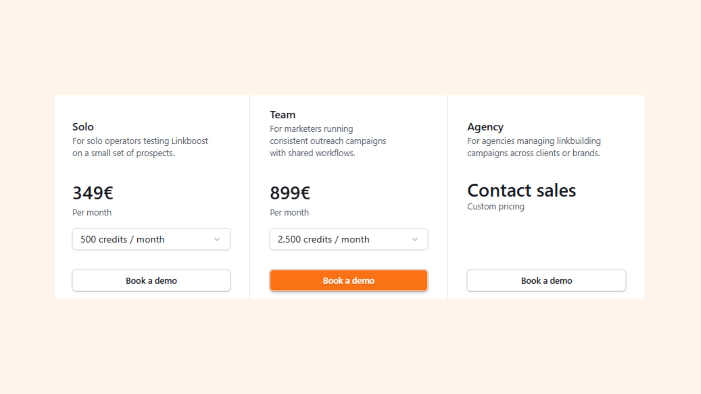 Linkboost Pricing Plans