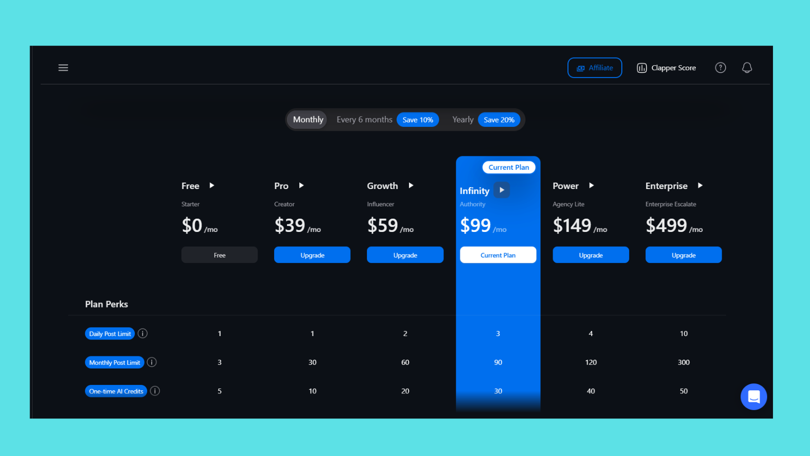 HyperClapper Pricing Plans