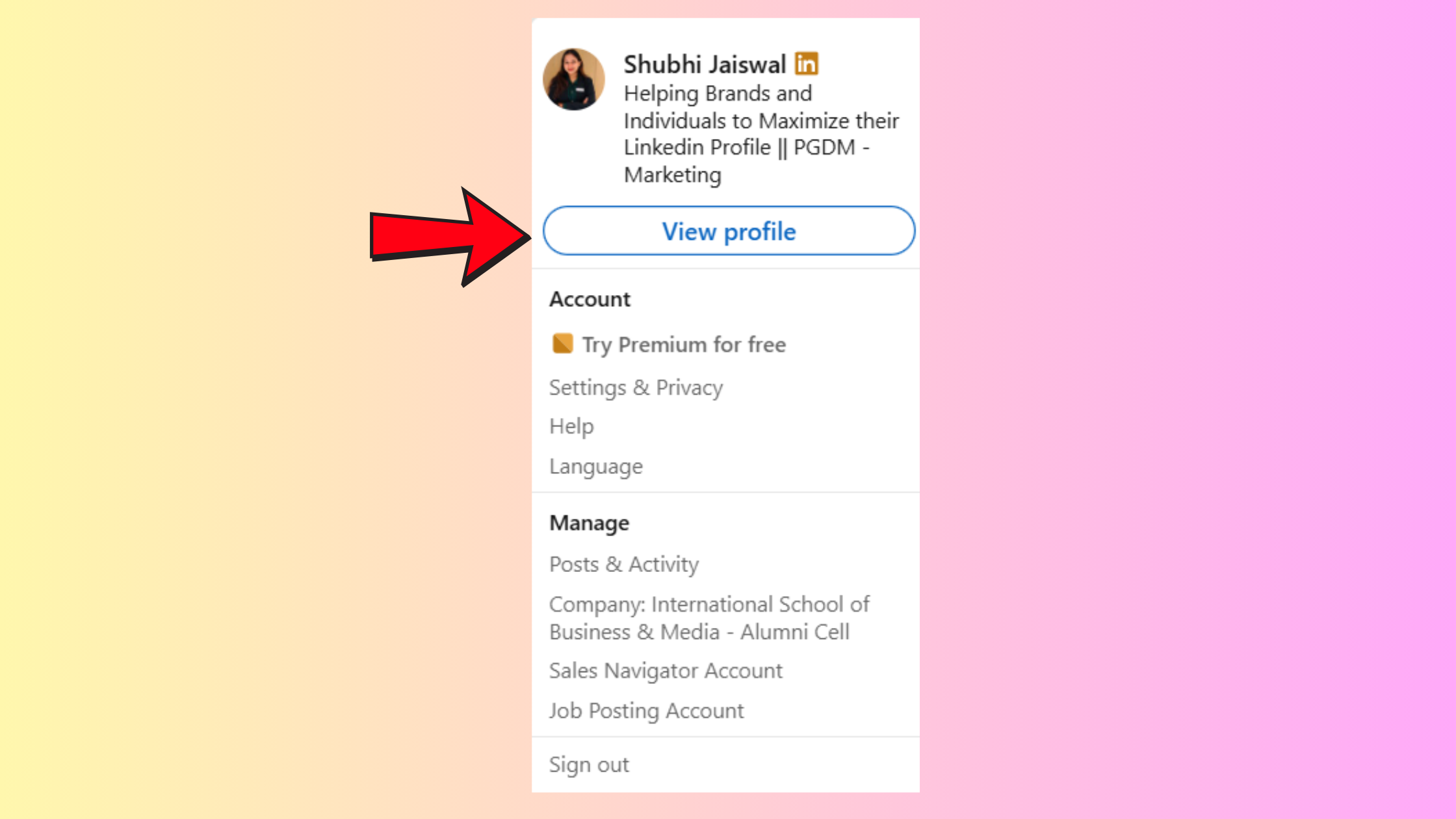 How to Find Your LinkedIn URL on Desktop