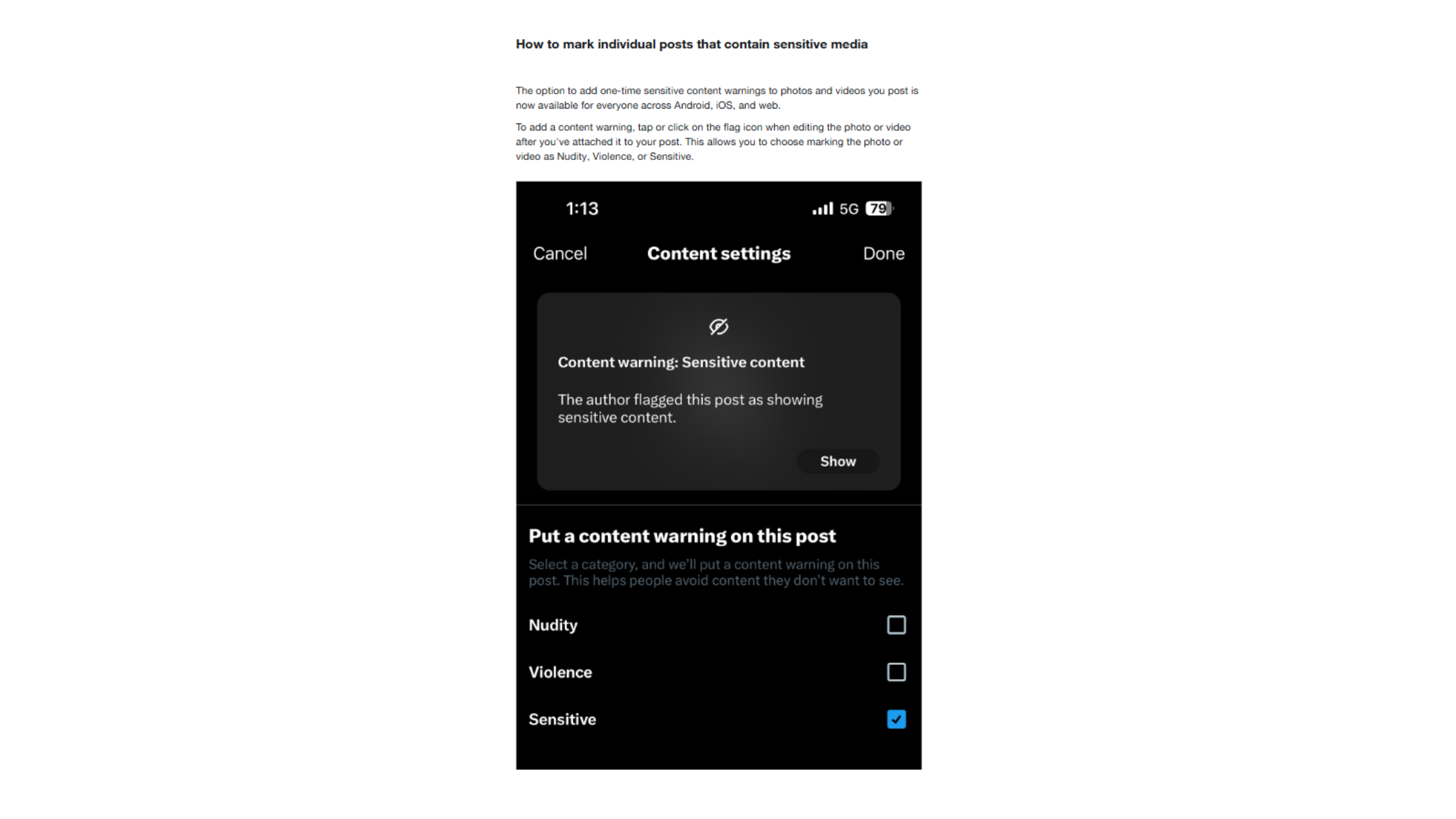 What Does Sensitive Content Mean on Twitter