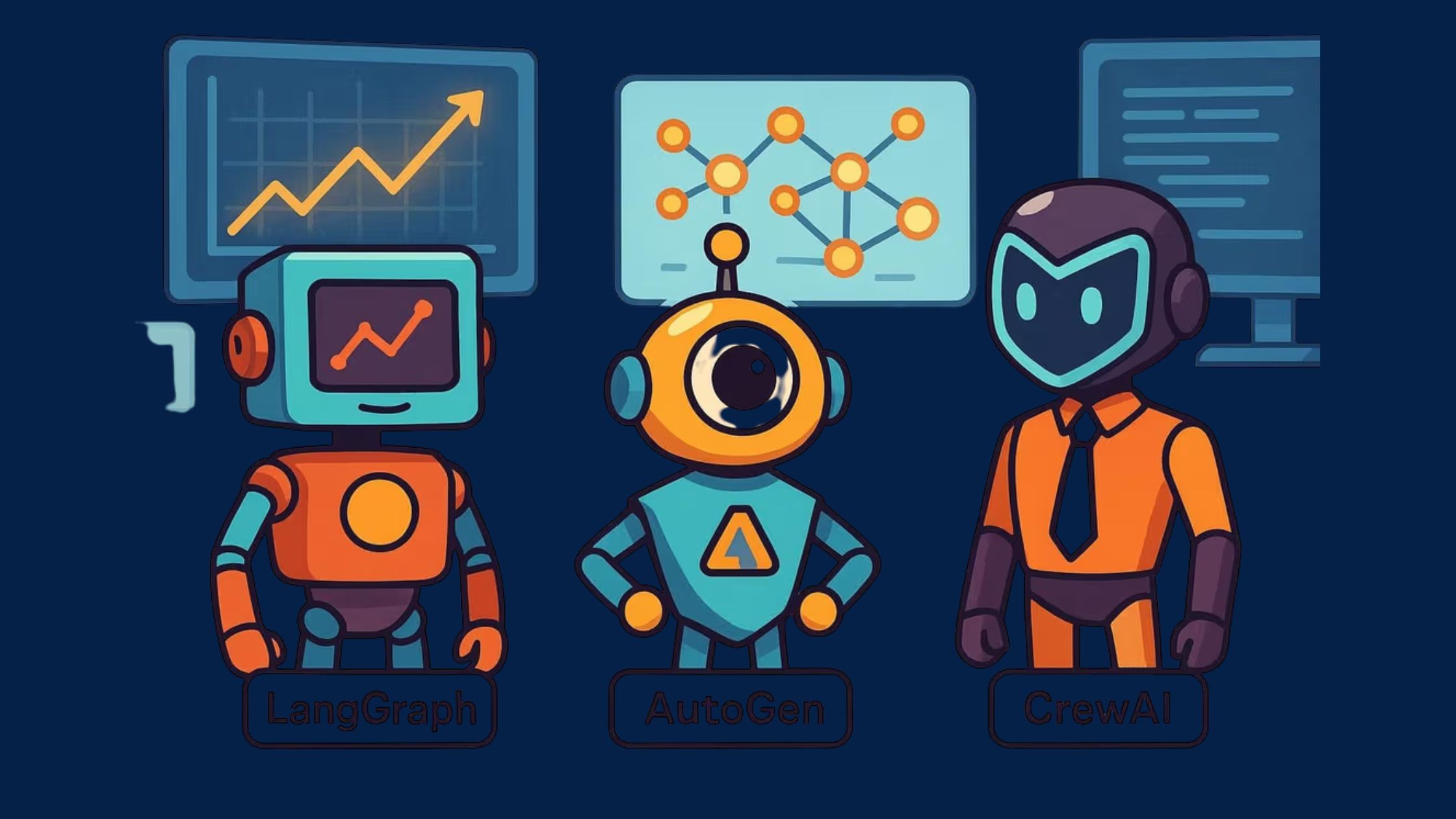 Popular AI Agent Frameworks Overview: LangChain, AutoGen, CrewAI and More