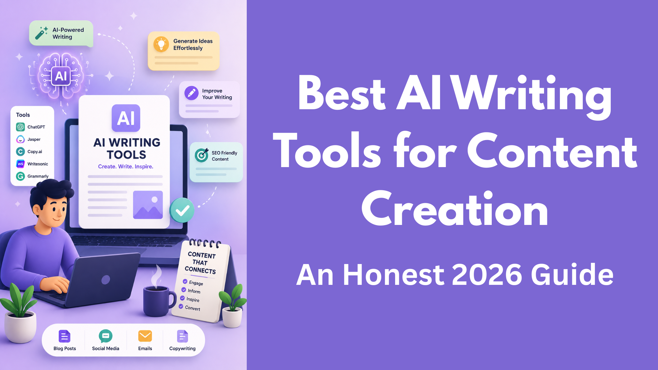 Best AI Writing Tools for Content Creation: An Honest 2026 Guide