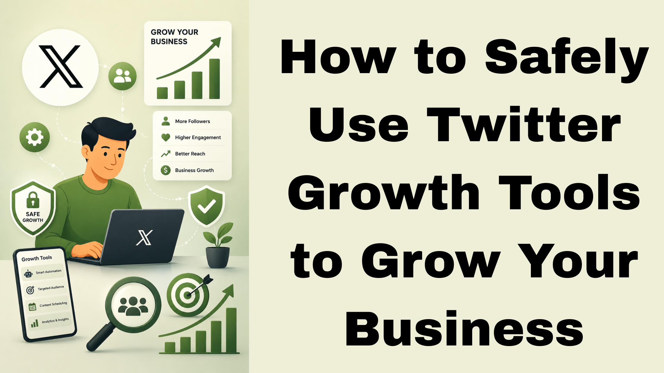 How to Safely Use Twitter Growth Tools to Grow Your Business